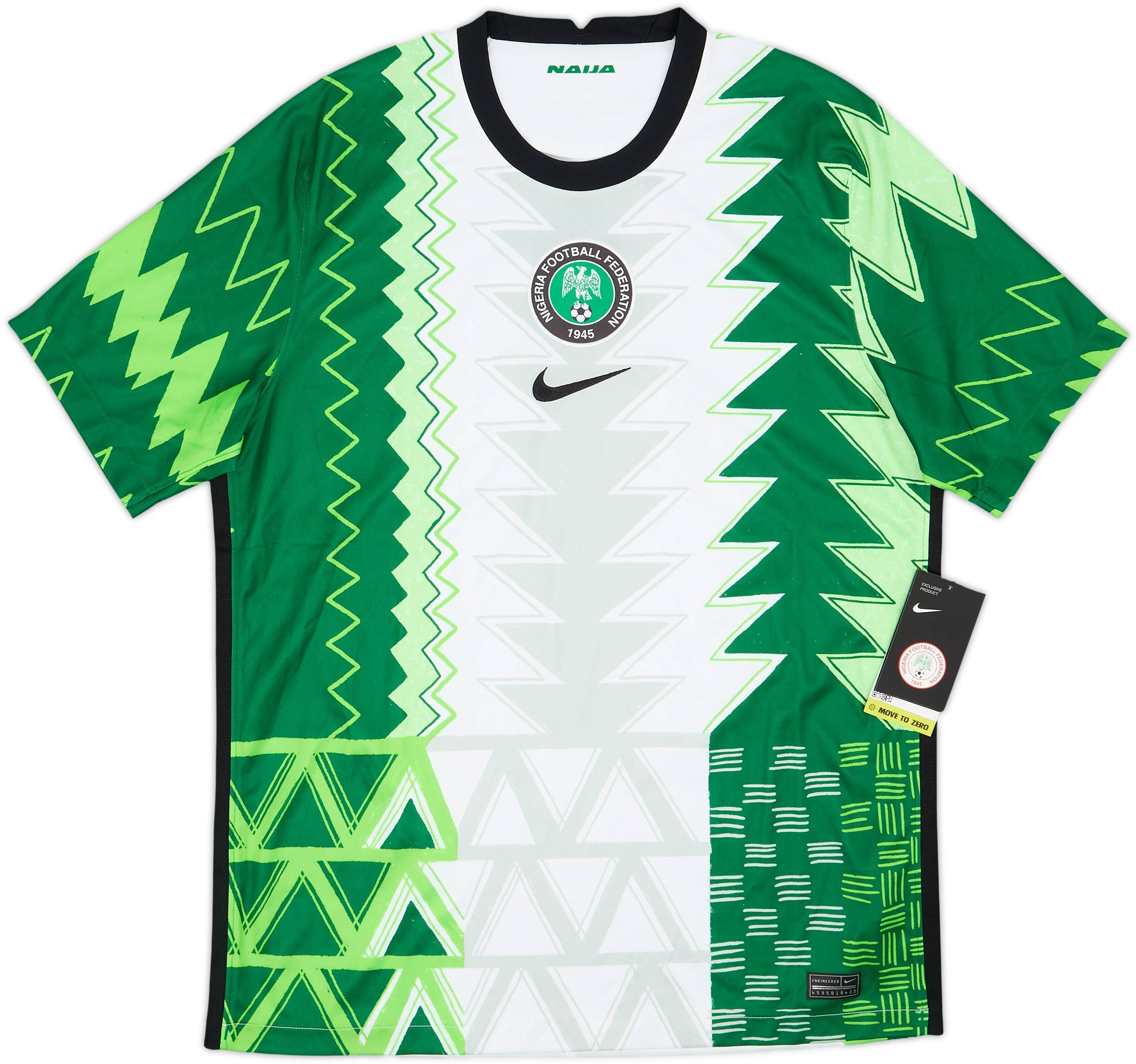 2020-21 Nigeria Home Shirt (L)