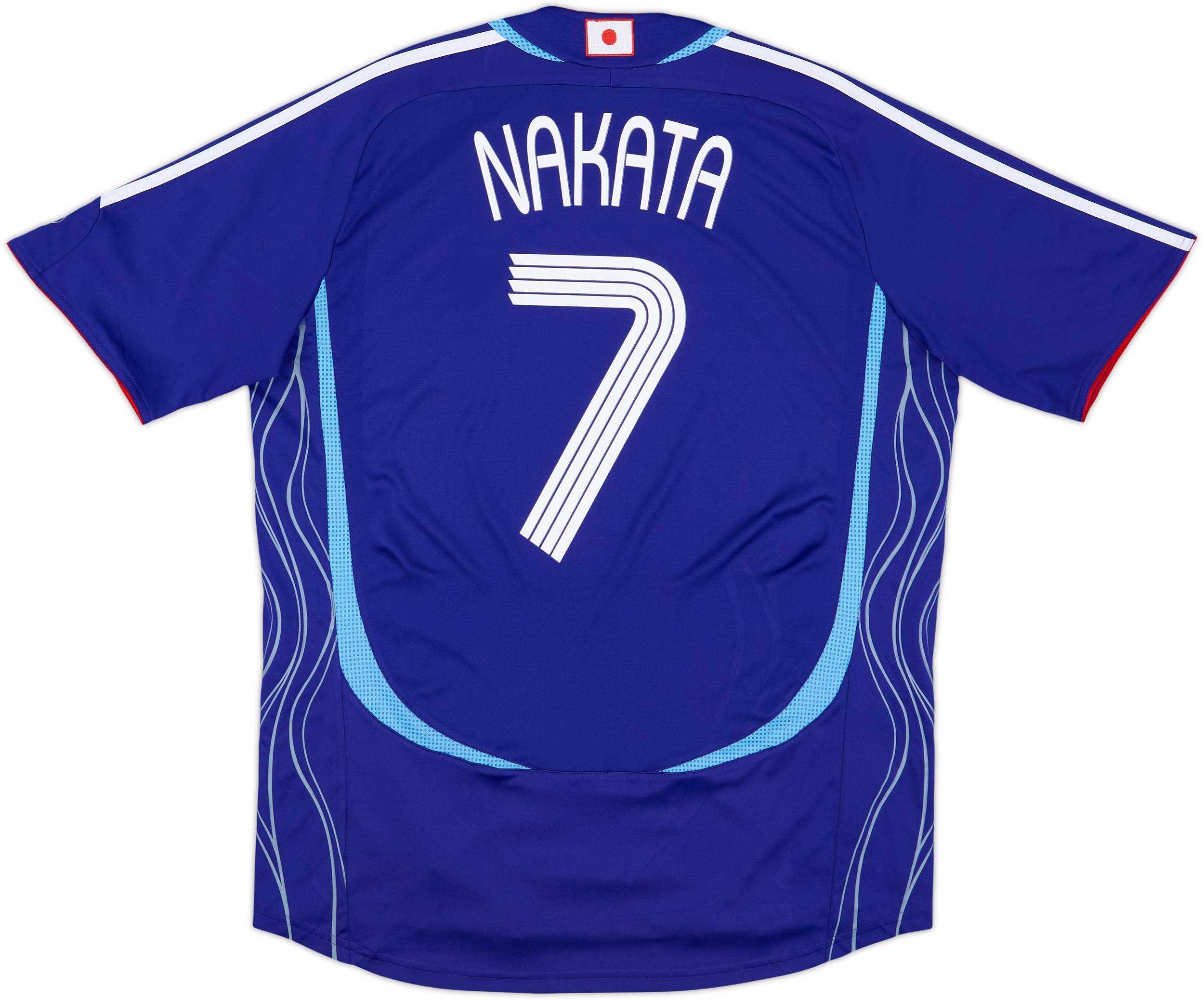 2006-08 Japan Home Shirt Nakata #7 - 8/10 - (XL)