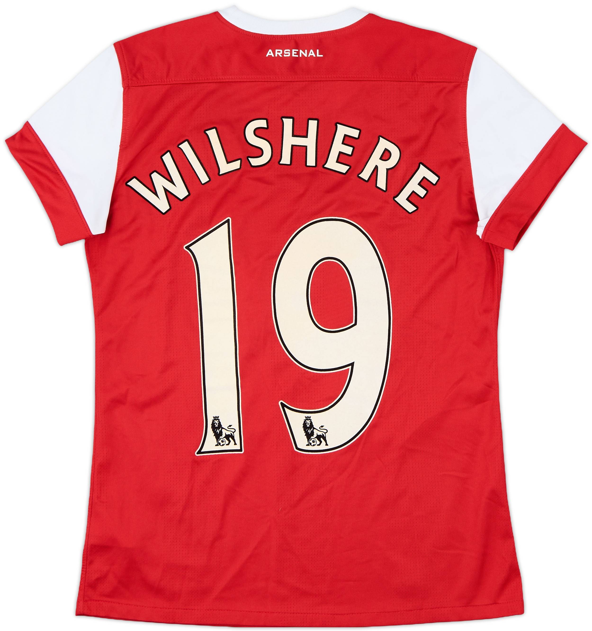 アーセナル WILSHERE 10番 シャツ　サッカー　赤　フライエミレーツ アーセナル WILSHERE 10番 シャツ サッカー 赤 フライエミレーツ