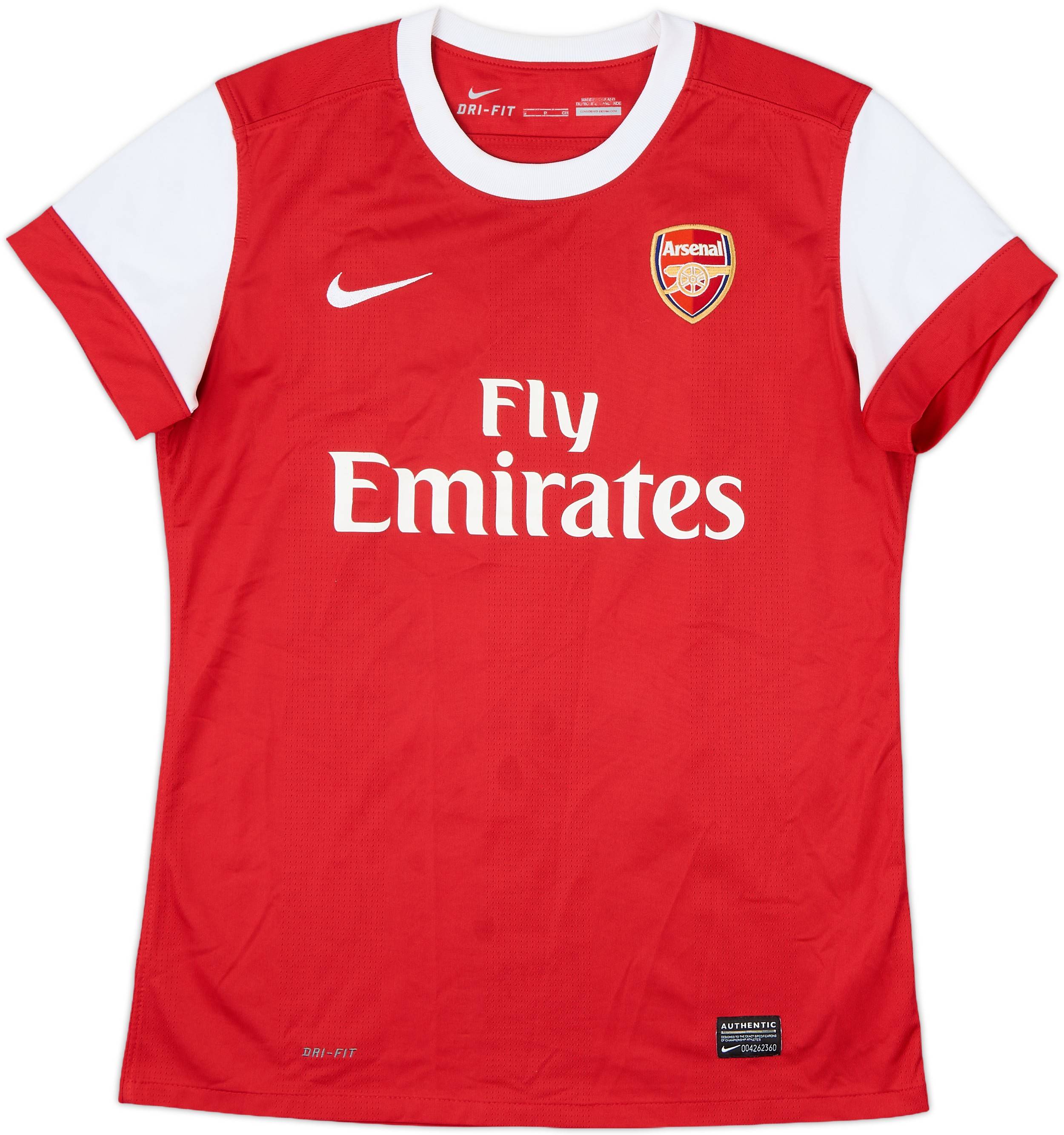 アーセナル WILSHERE 10番 シャツ　サッカー　赤　フライエミレーツ アーセナル WILSHERE 10番 シャツ サッカー 赤 フライエミレーツ