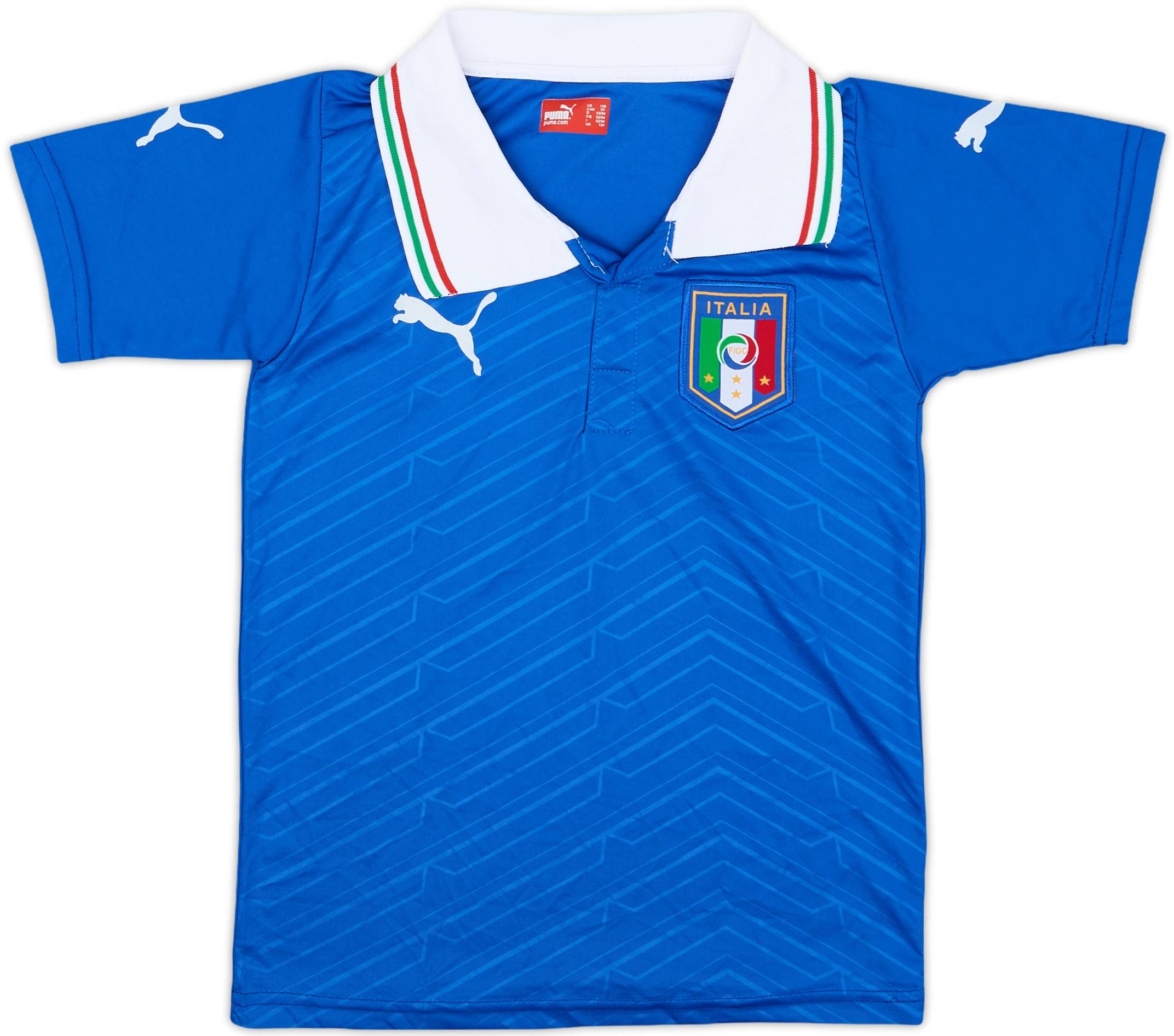 2012-13 Italy Home Shirt - 6/10 - (7-8 Years)