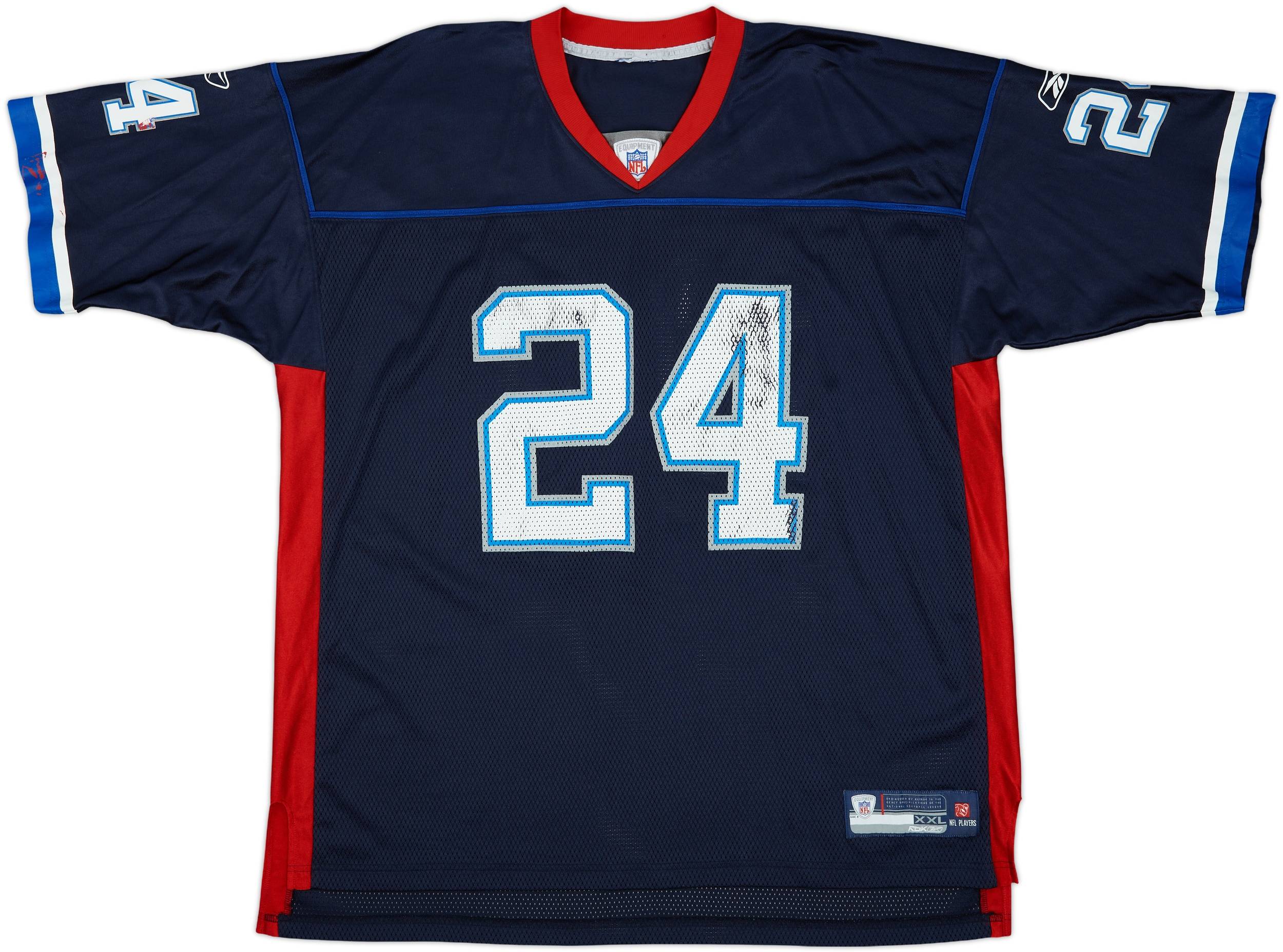 2007 Buffalo Bills McGee #24 Reebok On Field Home Jersey - 5/10