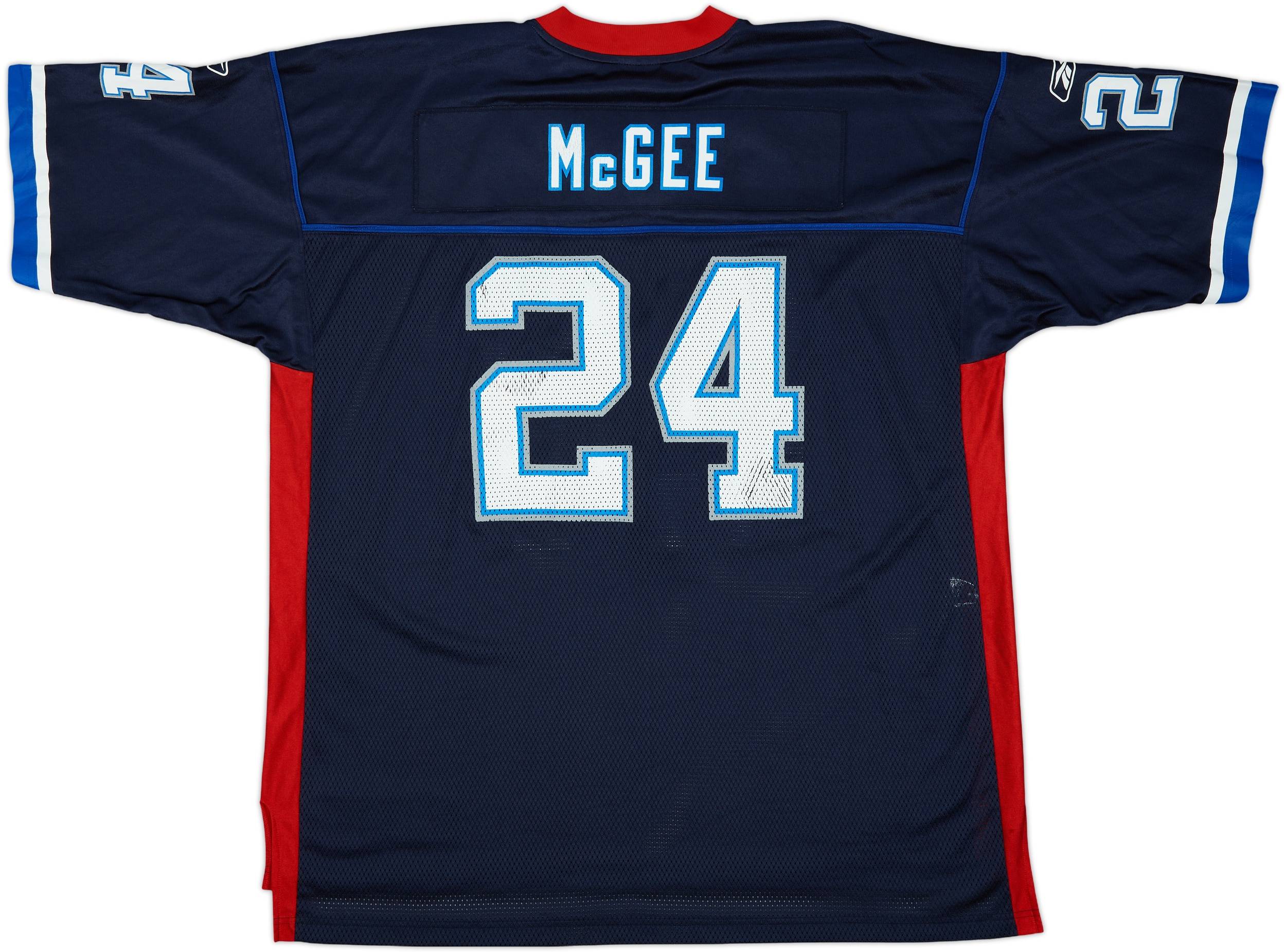 2007 Buffalo Bills McGee #24 Reebok On Field Home Jersey - 5/10