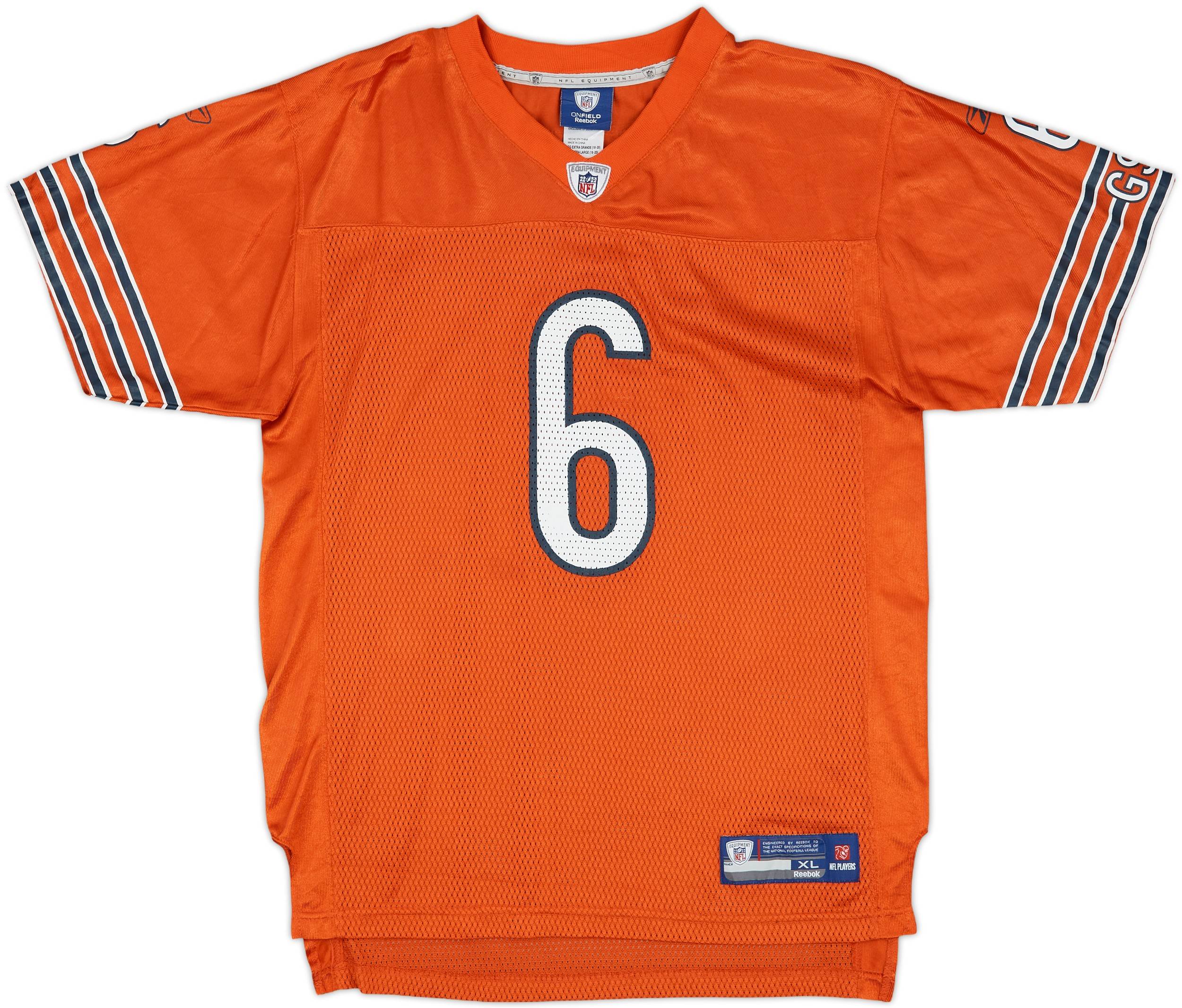2009-11 Chicago Bears Cutler #6 Reebok On Field Alternate