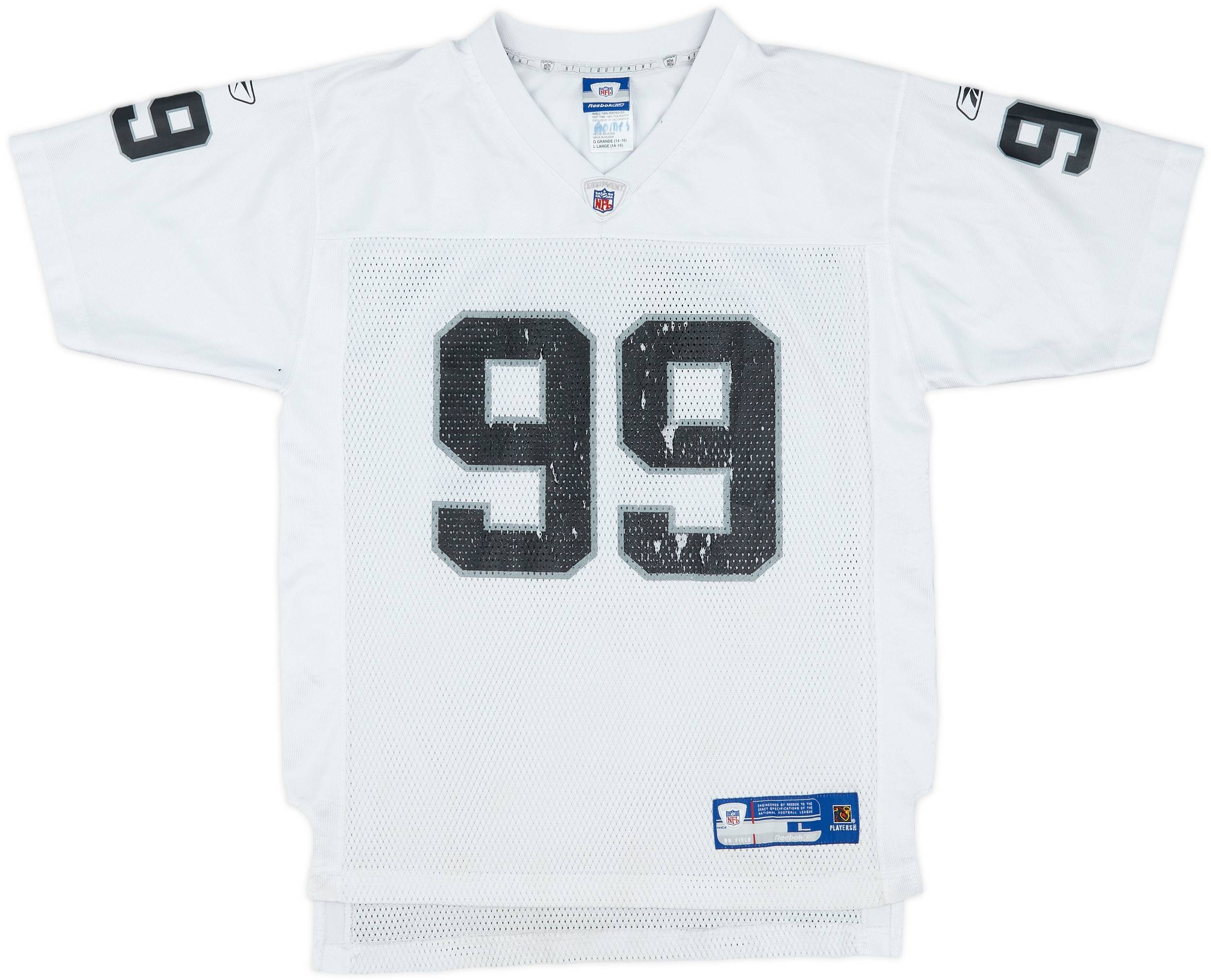Reebok NFL レプリカジャージ レイダース ウォーレン・サップ 99 Warren Sapp #99 Tampa Bay Buccaneers On Field Players Reebok