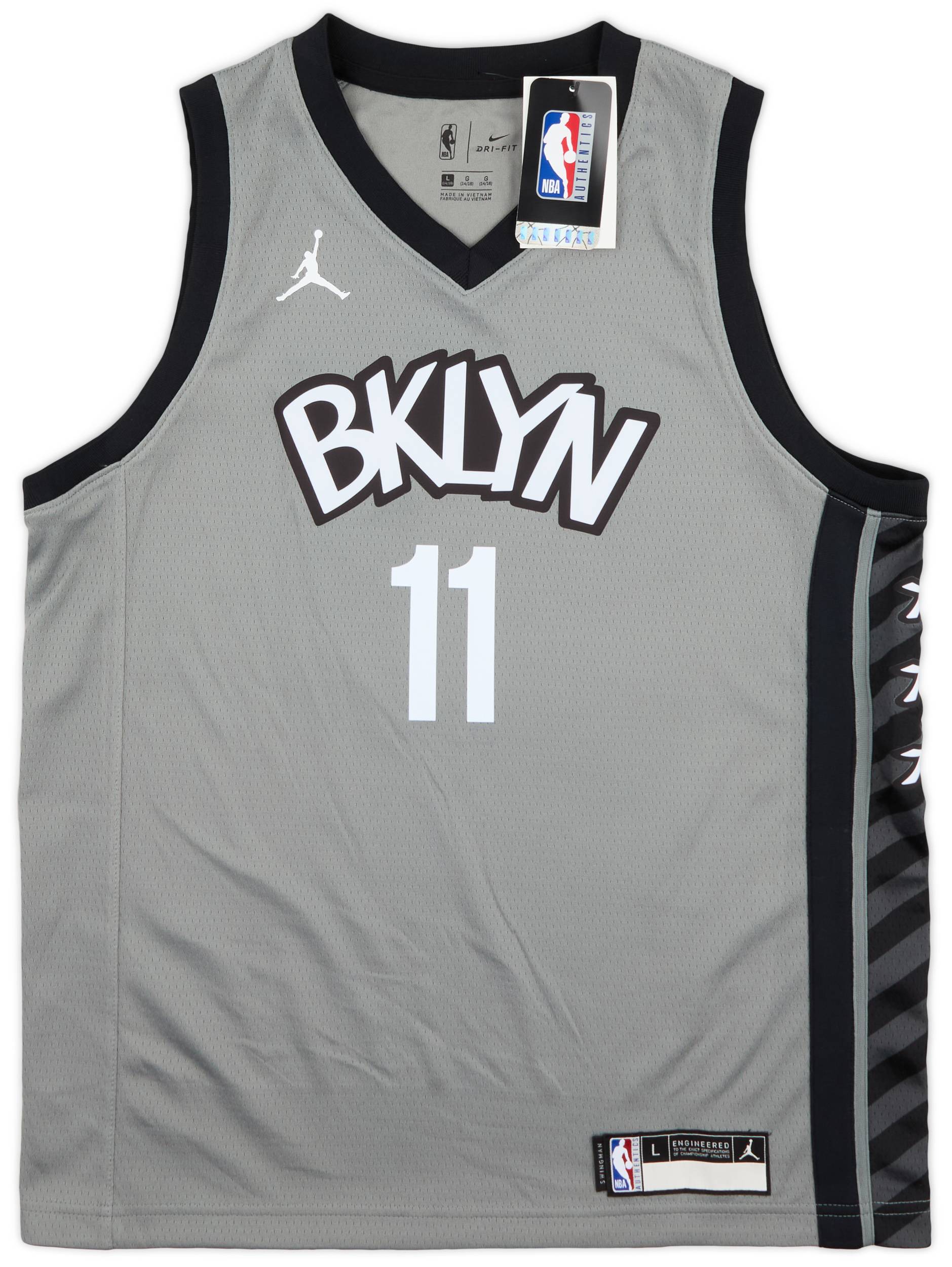 2020 22 Brooklyn Nets Irving 11 Jordan Swingman Alternate Jersey L.Kids