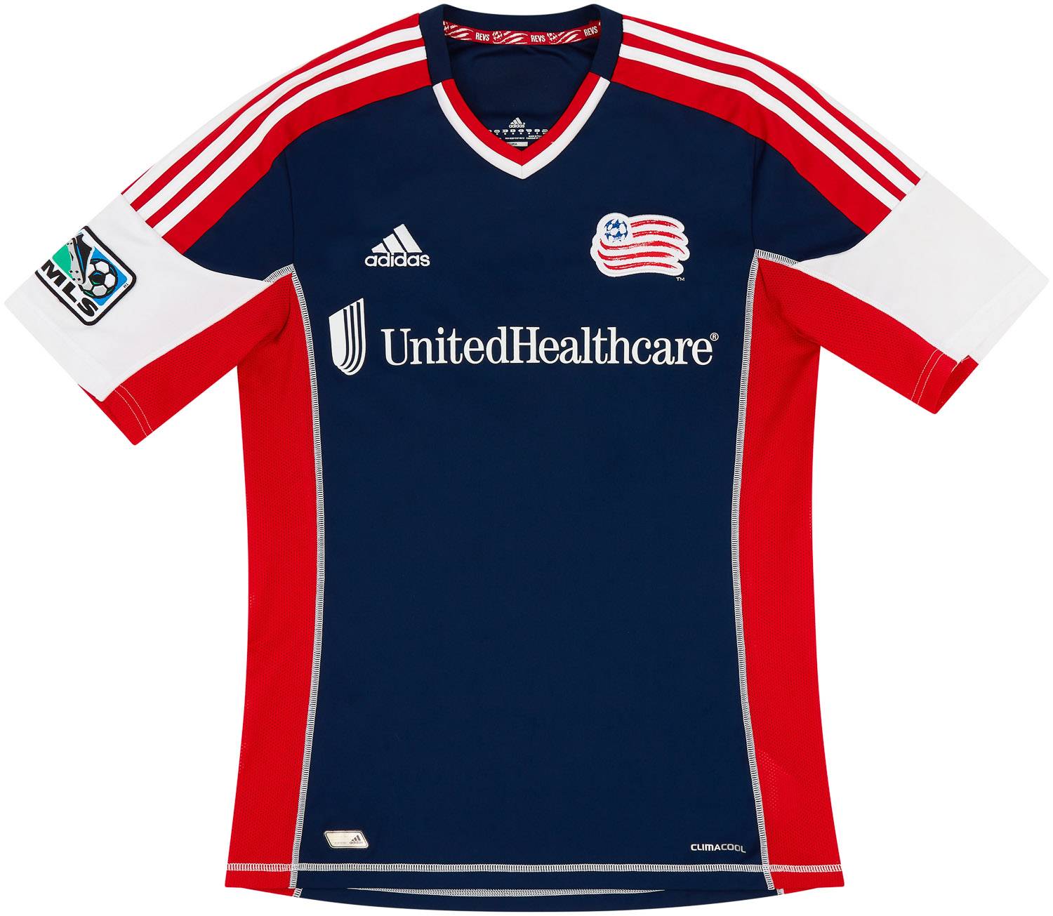 2012 13 New England Revolution Match Issue Home Shirt Fagundez 14