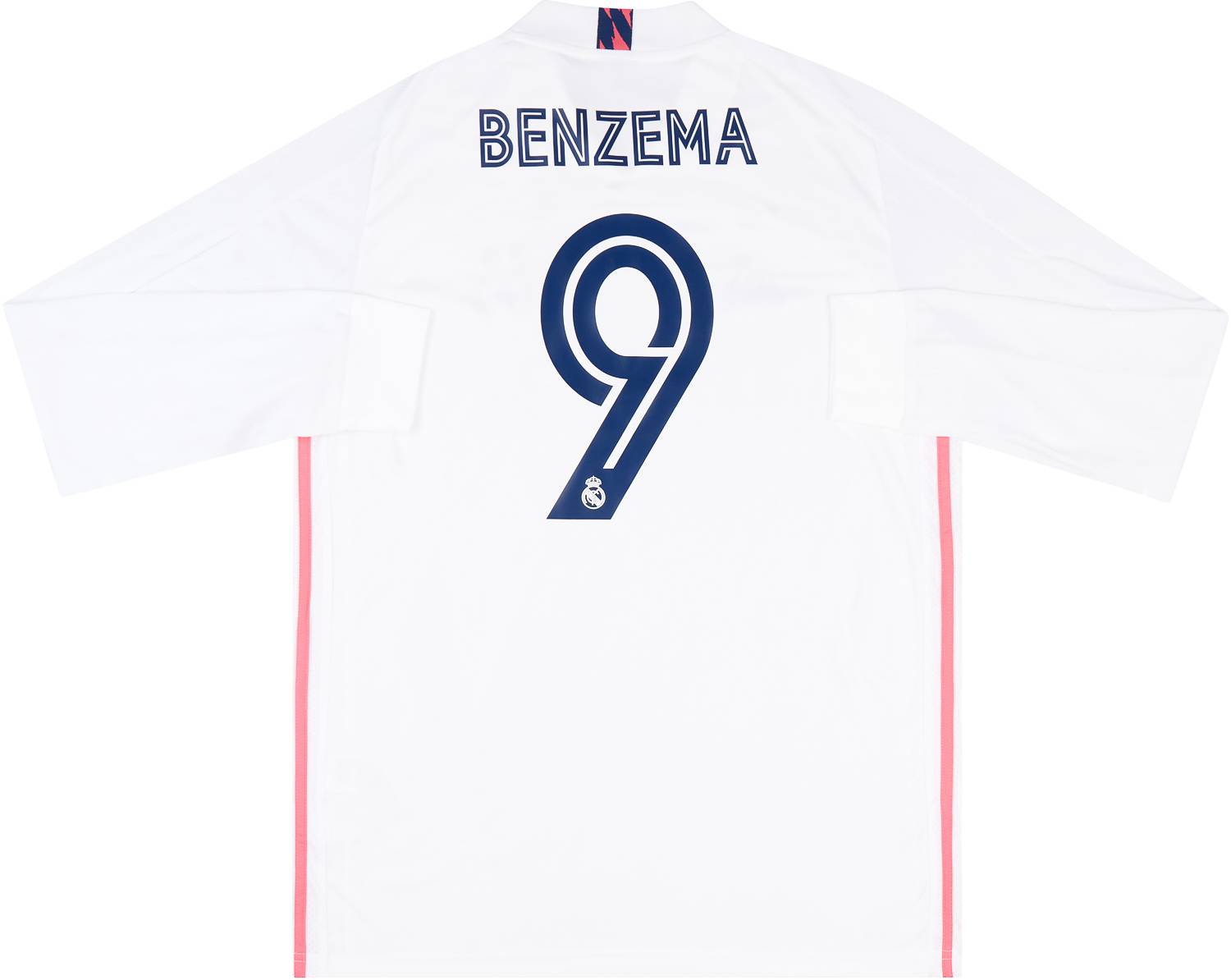2020-21 Real Madrid Home L/S Shirt Benzema #9