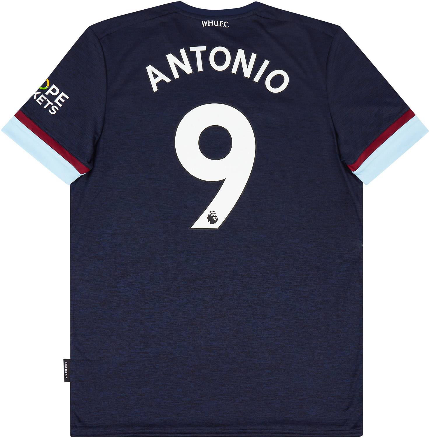 2021-22 West Ham Third Shirt Antonio #9