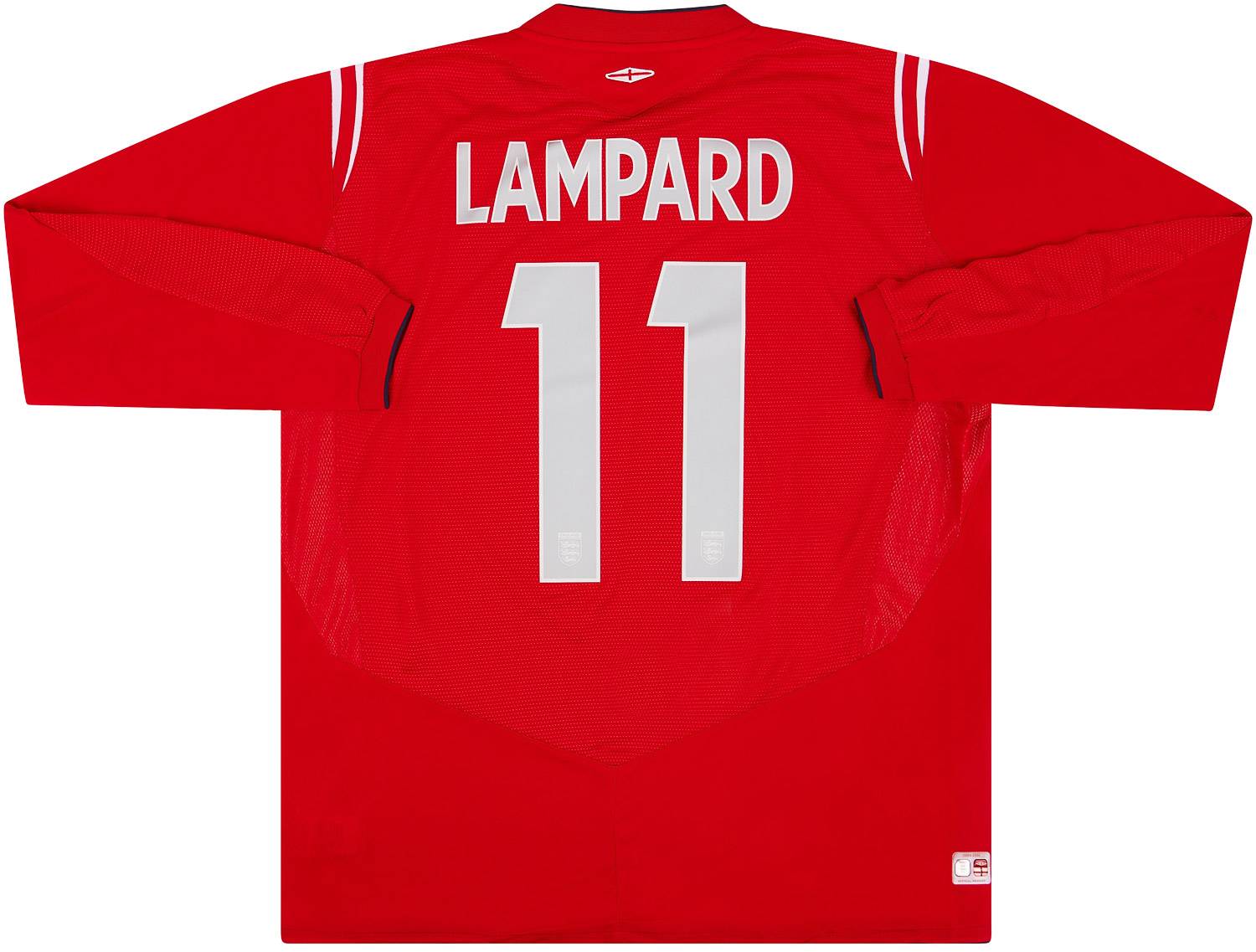 2004-06 England Away L/S Shirt Lampard #11 XXL