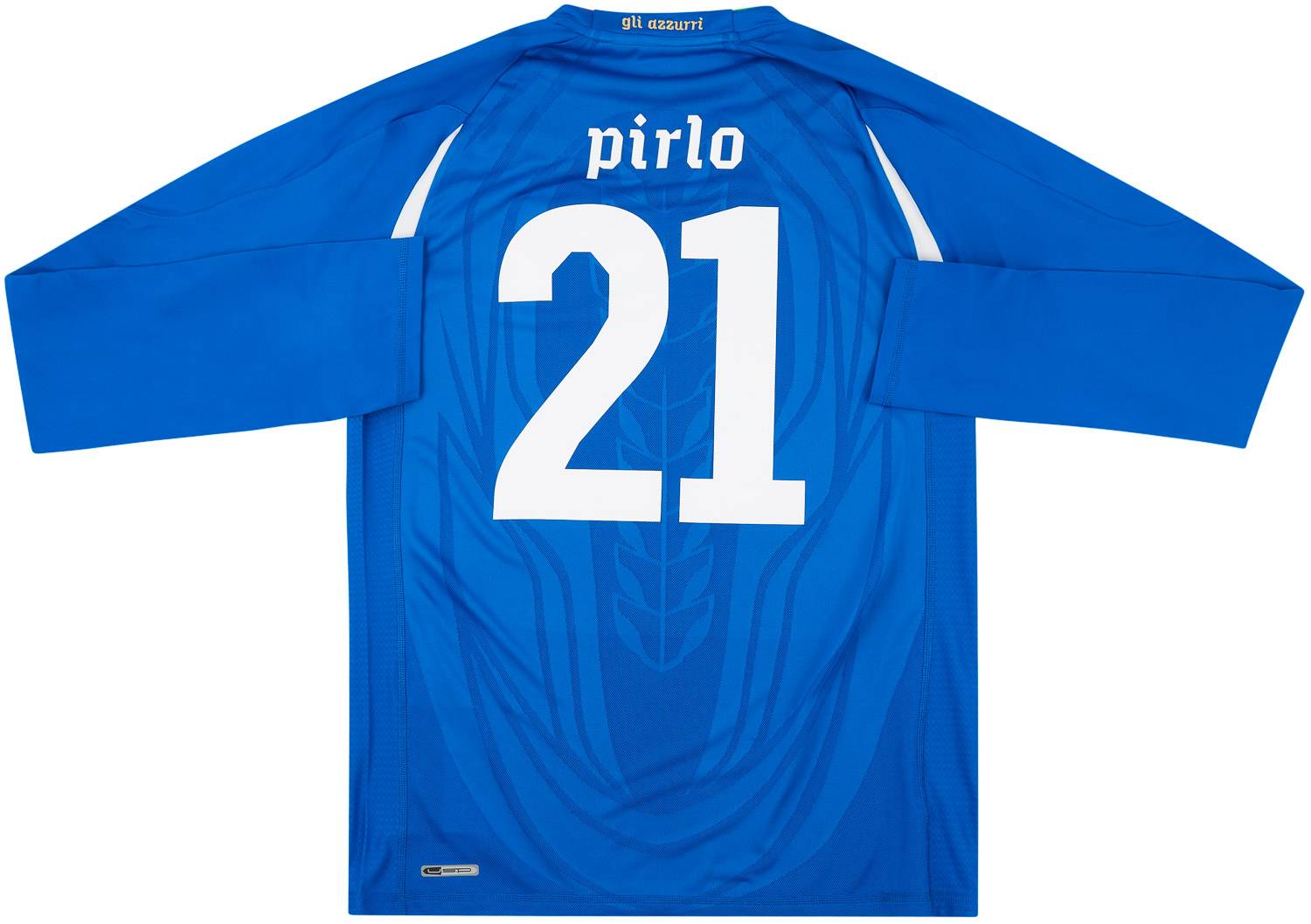 2010-12 Italy Player Issue Home L/S Shirt Pirlo #21 (XL)