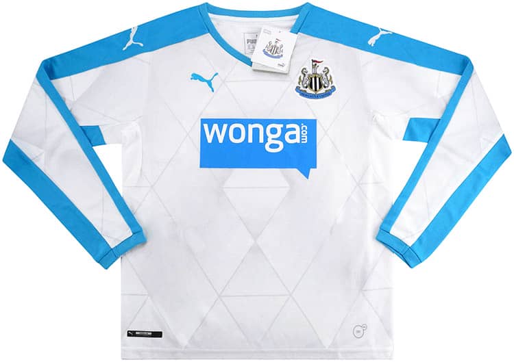 2015-16 Newcastle Away L/S Shirt (KIDS)