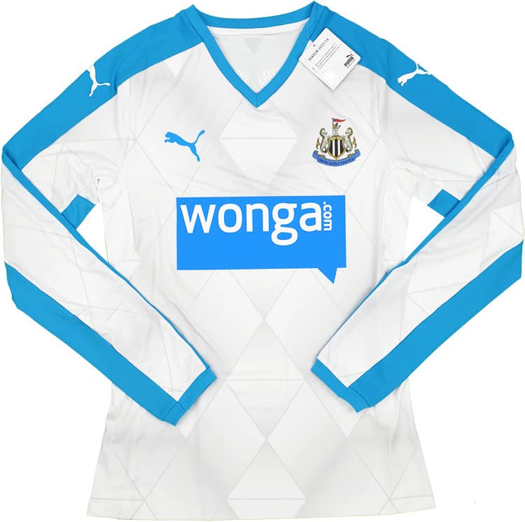 2015-16 Newcastle Player Issue ACTV Fit Away L/S Shirt