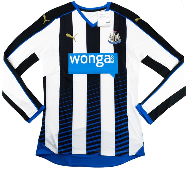 2015-16 Newcastle Player Issue ACTV Fit Home L/S Shirt