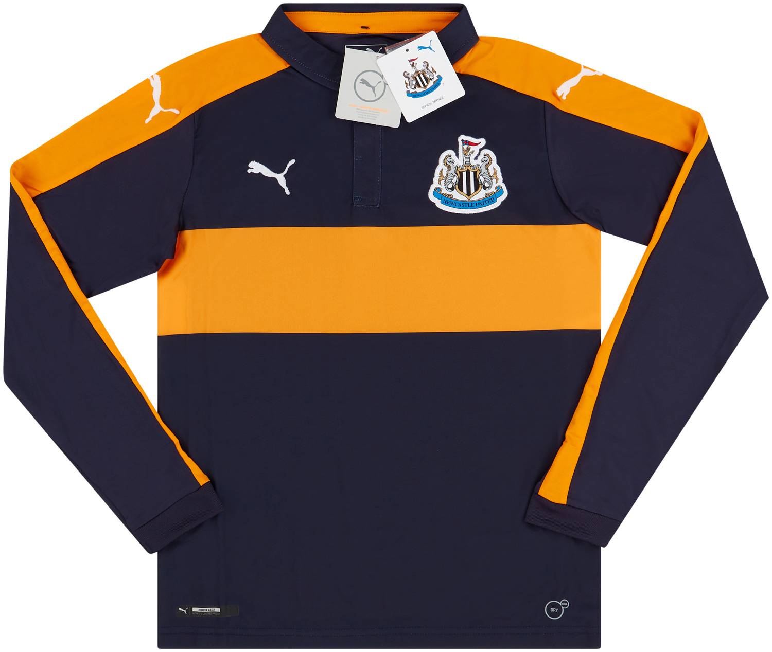 2016-17 Newcastle Away L/S Shirt (KIDS)