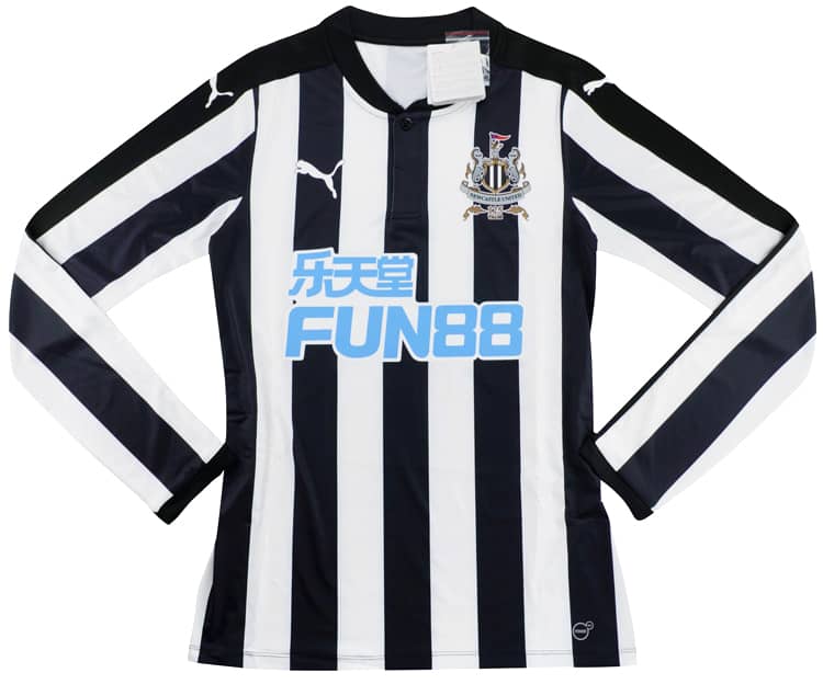 2017-18 Newcastle Player Issue ACTV Fit Home L/S Shirt - NEW