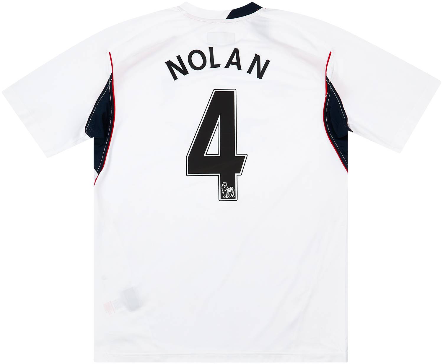 2007-08 Bolton Home Shirt Nolan #4