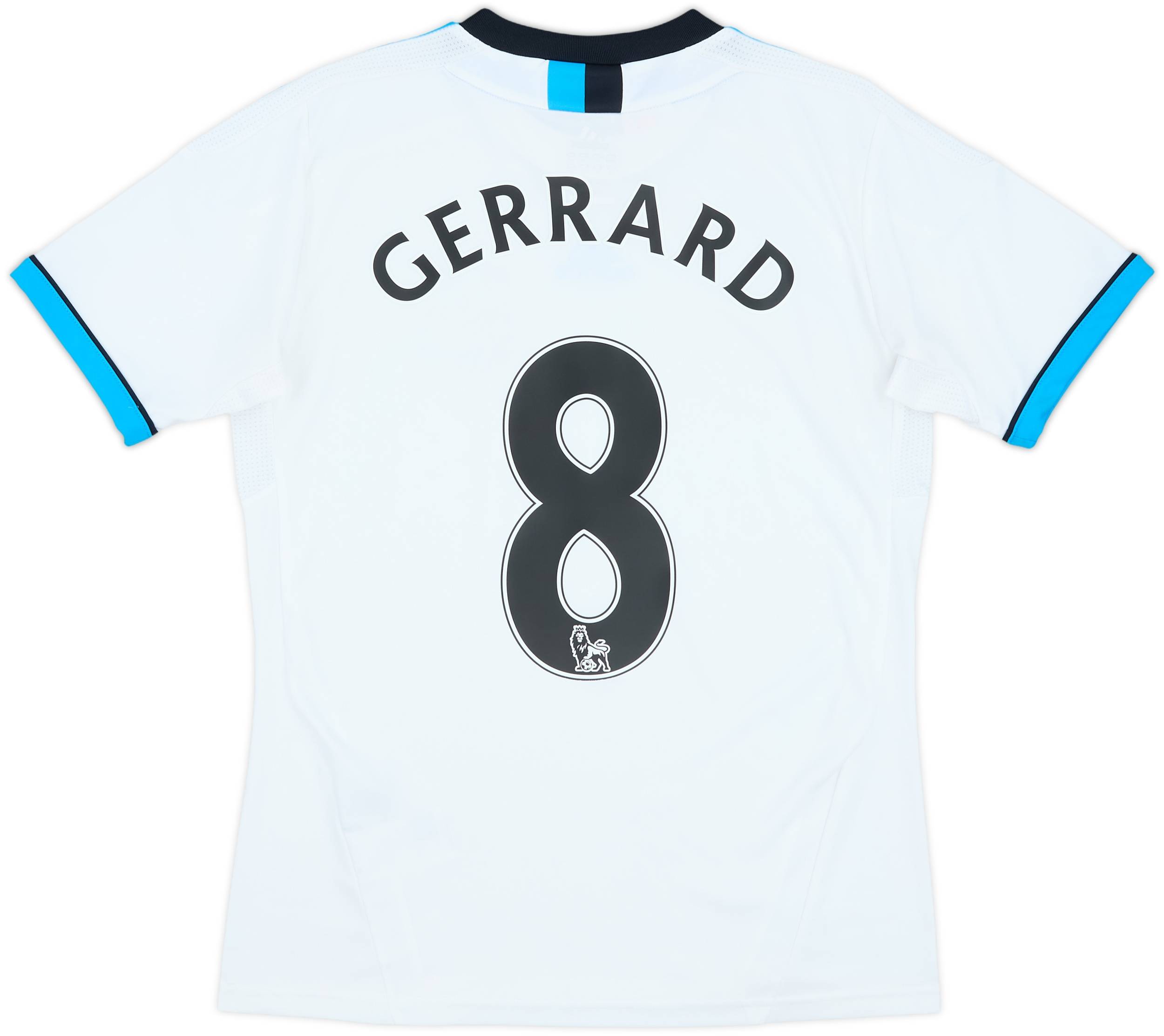リバプール GERRARD 8番 ユニフォーム 2007-08 Liverpool Away Shirt Gerrard #8 - 6/10 - (XL)