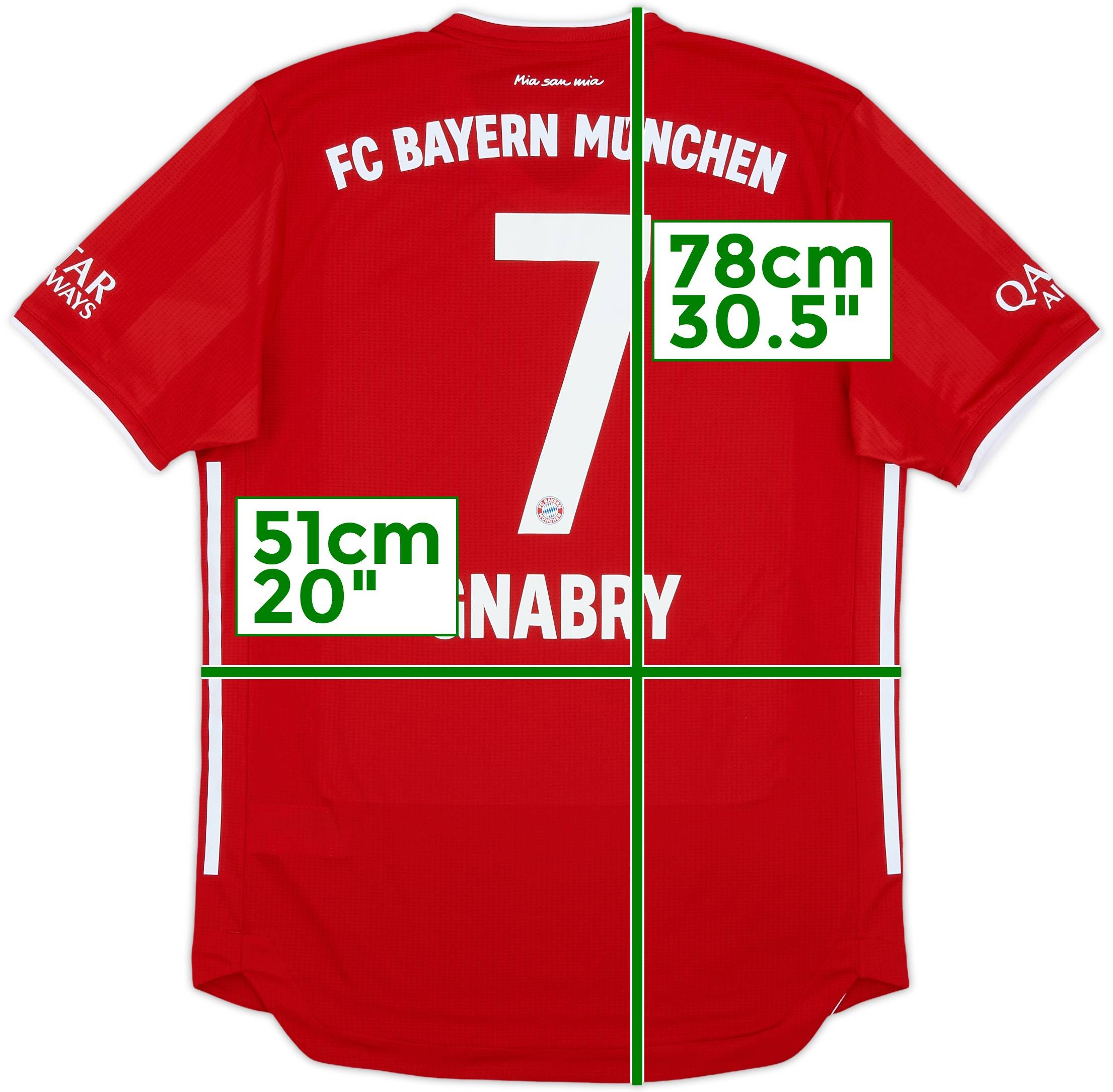 2020-21 Bayern Munich Authentic Home Shirt Gnabry #7 - 10/10
