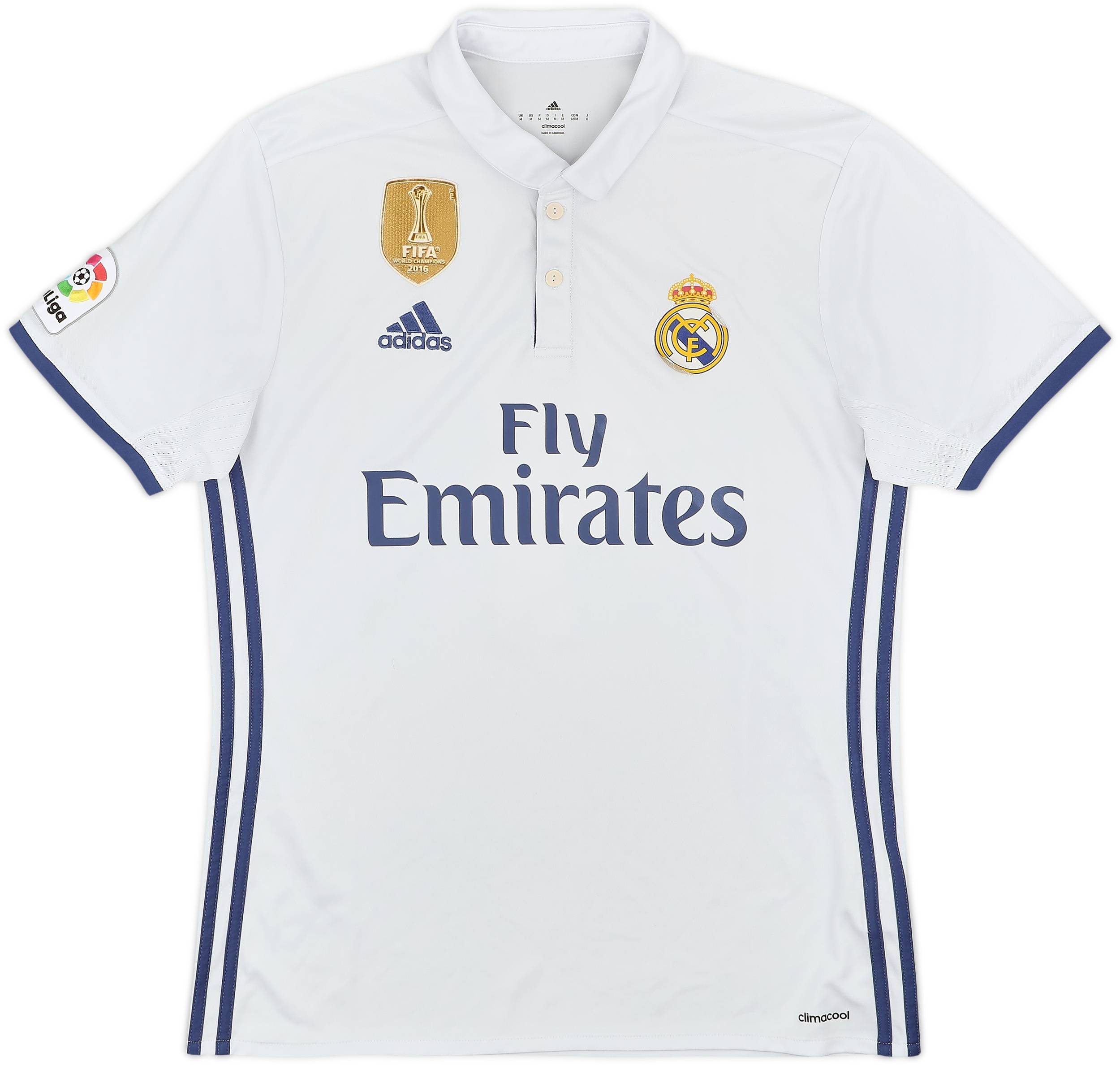 2016-17 Real Madrid Home Shirt Sergio Ramos #4 - 4/10 - (M)