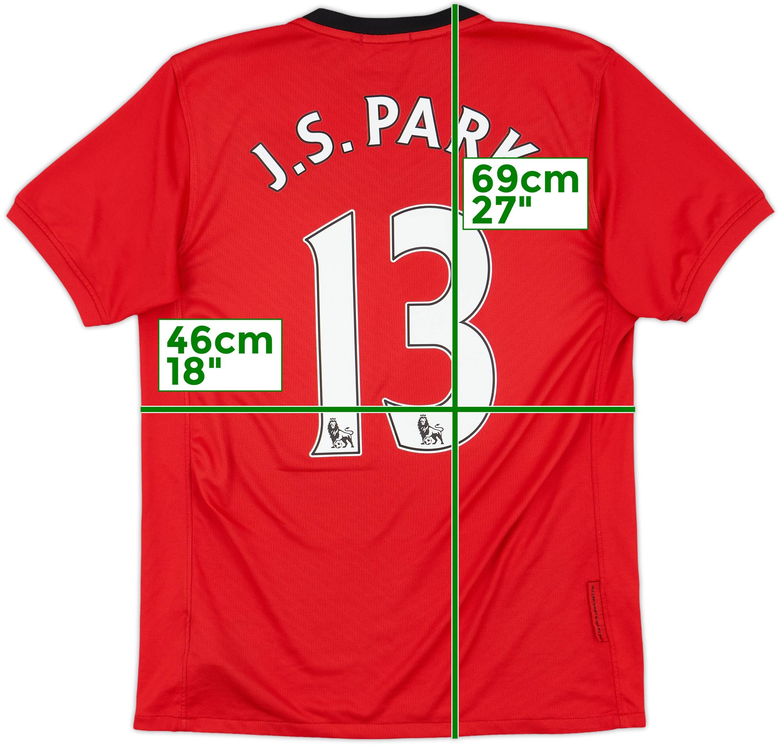 2009-10 Manchester United Home Shirt J.S.Park #13 - 7/10