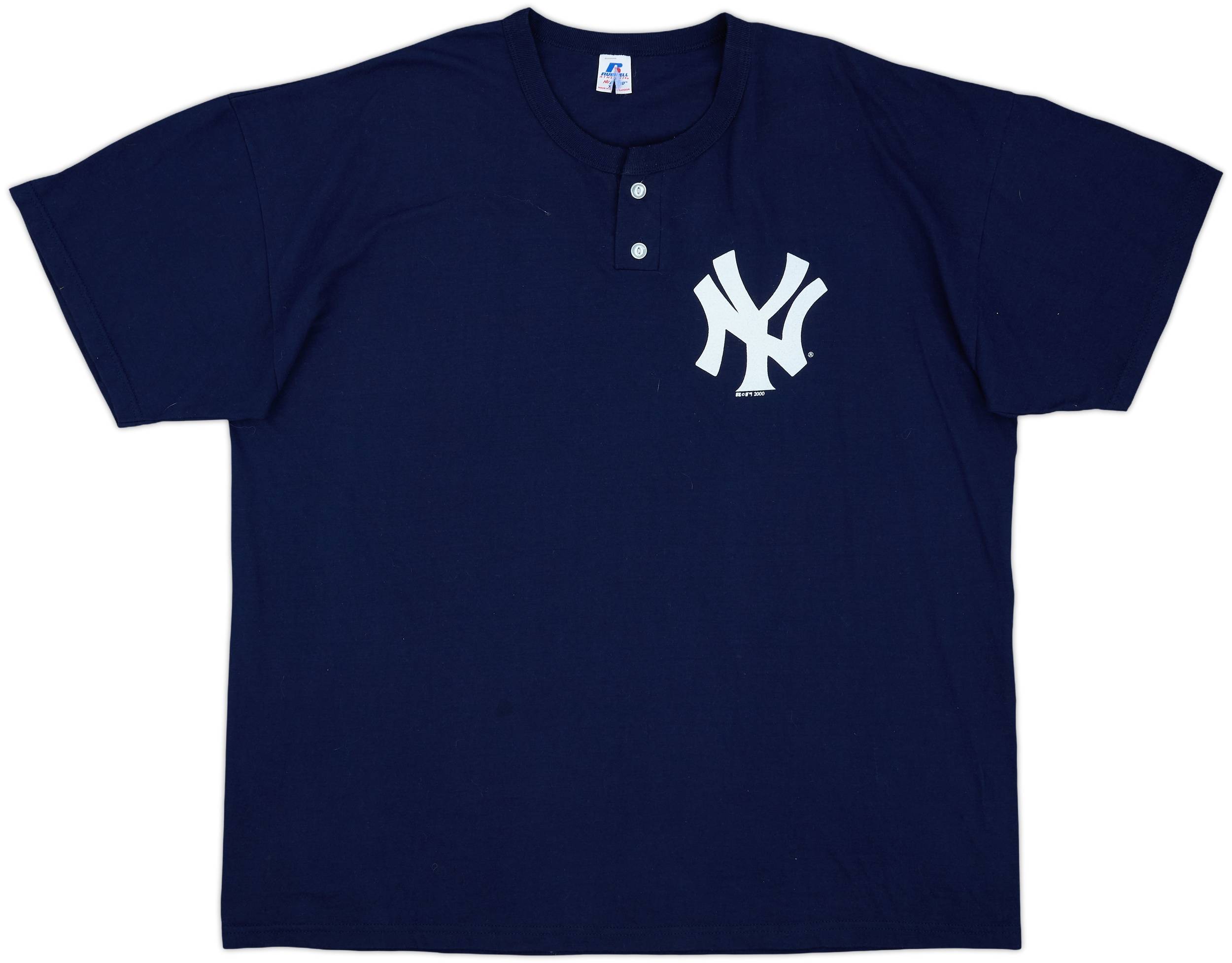 2000 New York Yankees Russell Athletic Tee - 9/10 - (XXL)