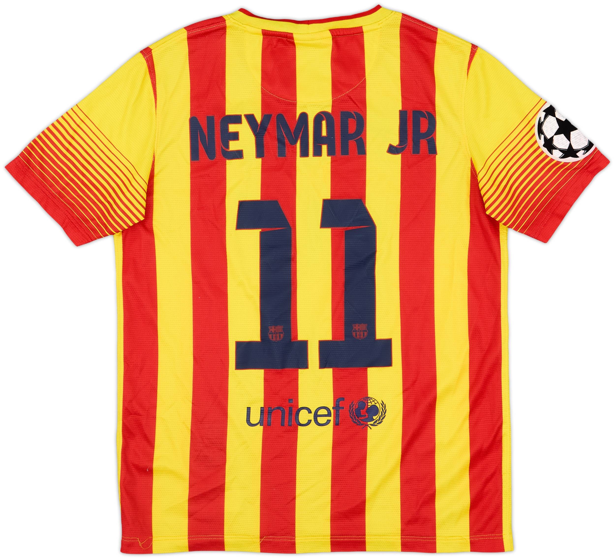 FC Barcelona Neymar Jr. 11 長袖シャツ Neymar Jr 11 Medium FC Barcelona 2013 14 Home Jersey Maglia