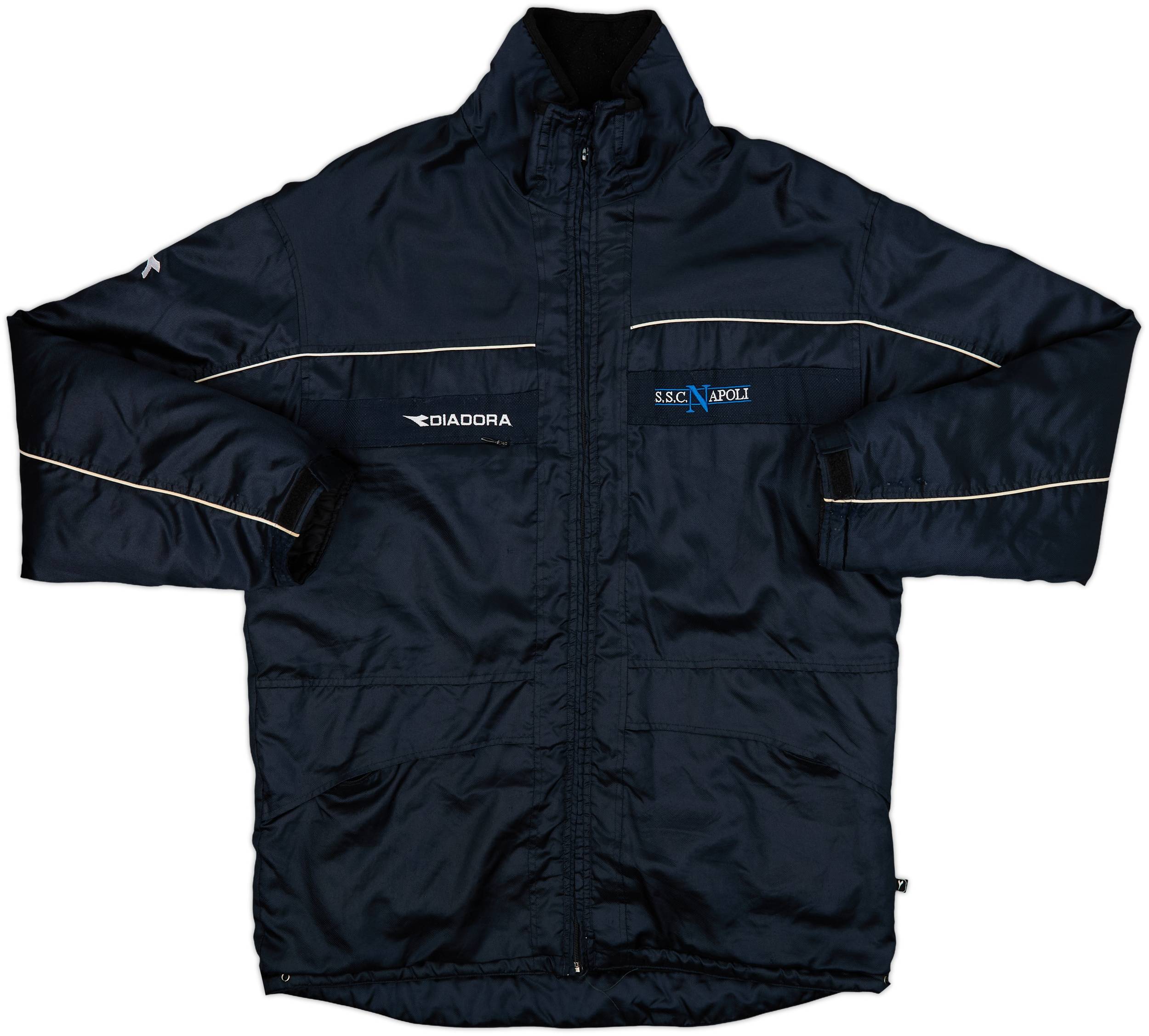 2000-01 Napoli Diadora Padded Bench Coat 6/10 (L)