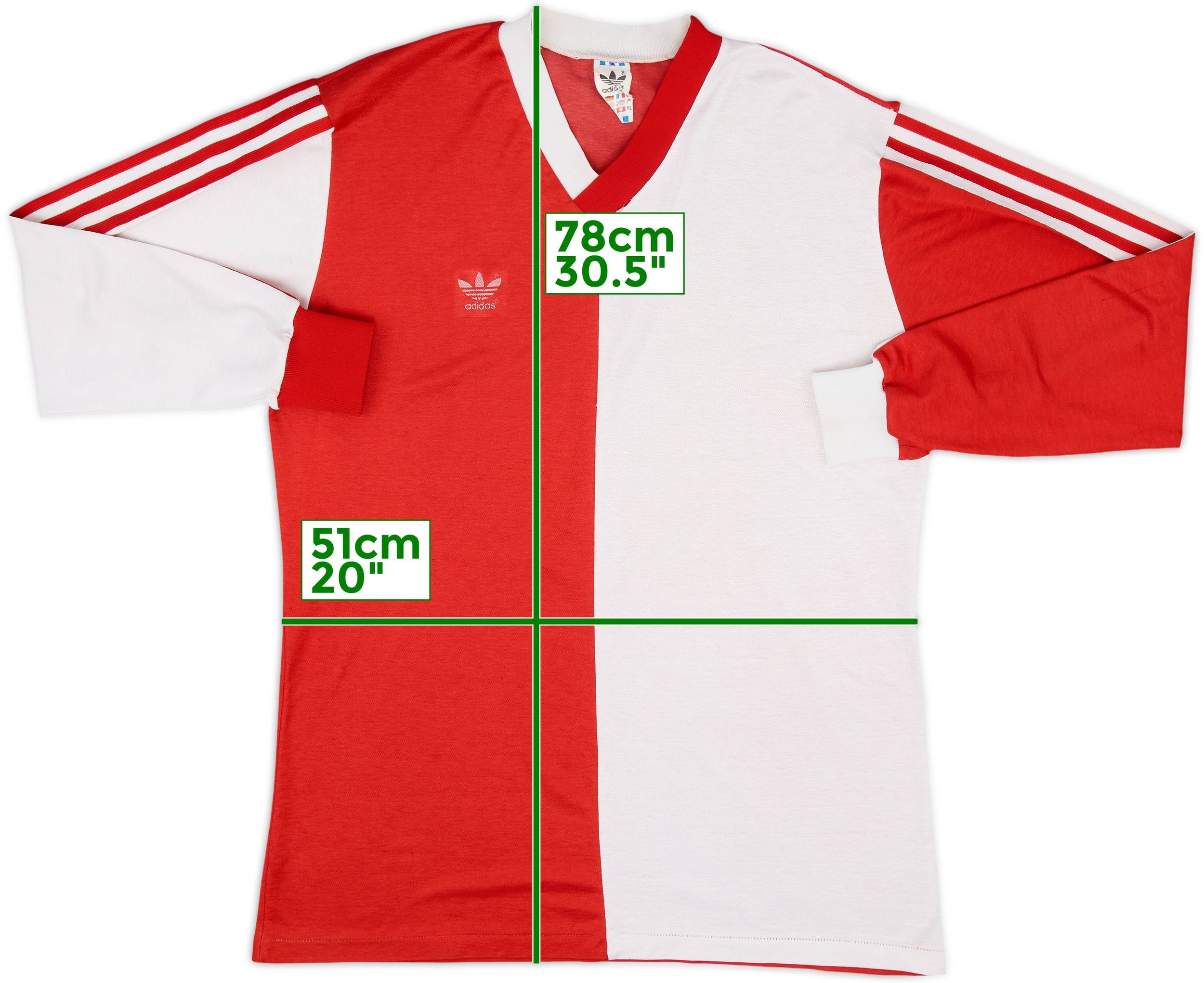 1980s adidas Template L/S Shirt - 6/10 - (L)