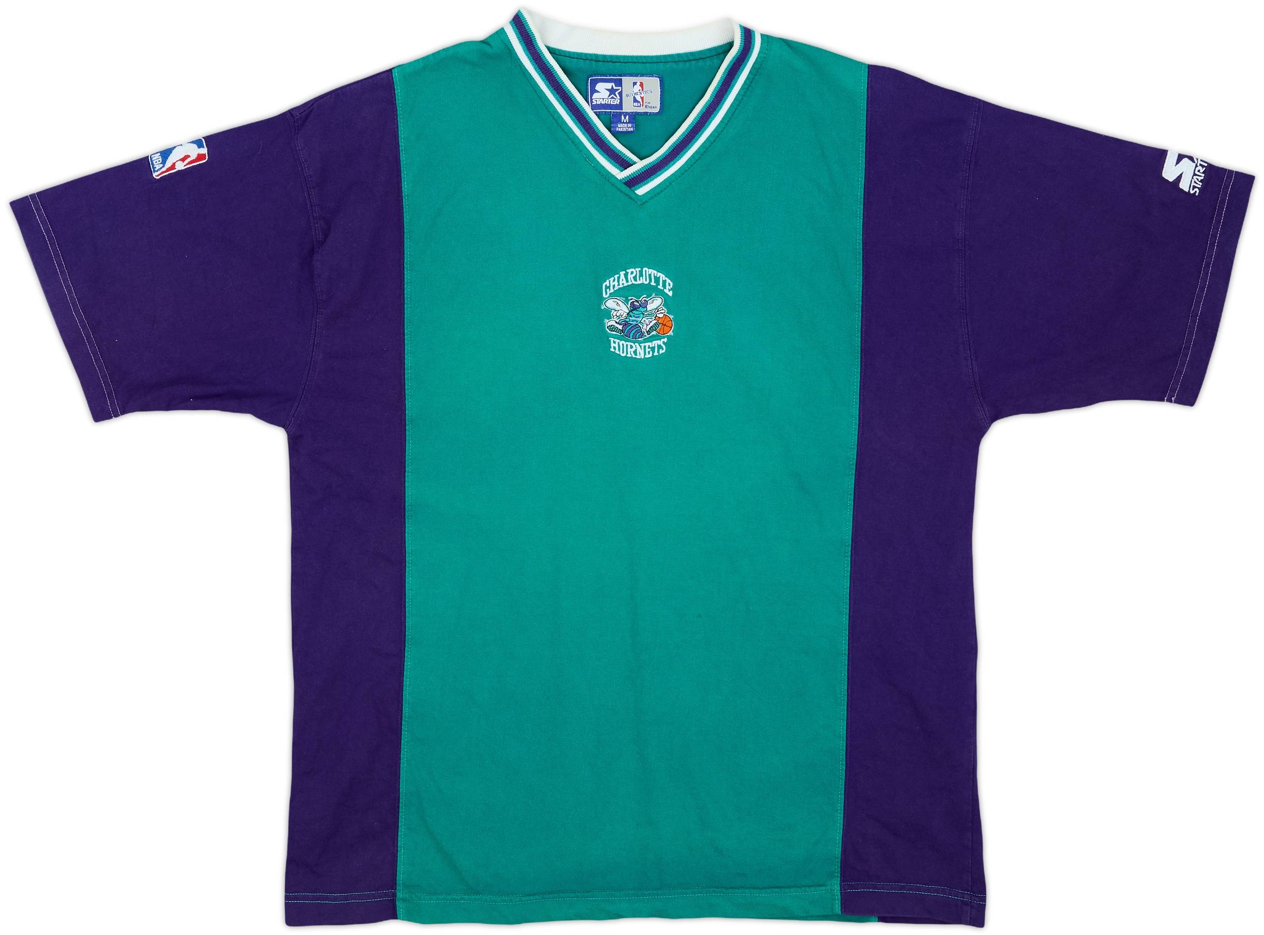 STARTER 90s Charlotte NBA HORNETS ホーネッツ Vintage 90s Rare NBA Charlotte Hornets Starter Denim Varsity