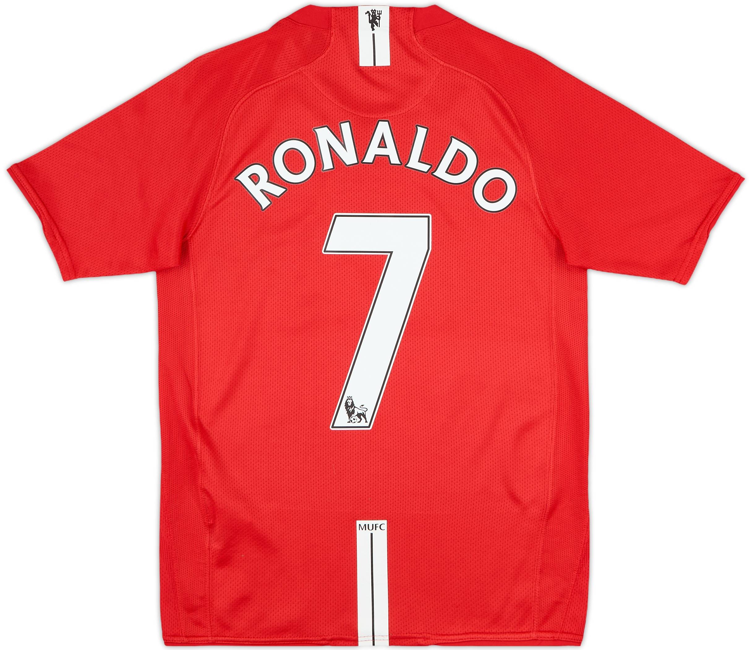 土日価格‼️07-09Manchester United Ronaldo 7 M 2007-09 Manchester United Home Shirt Ronaldo #7 - 9/10 - (M)