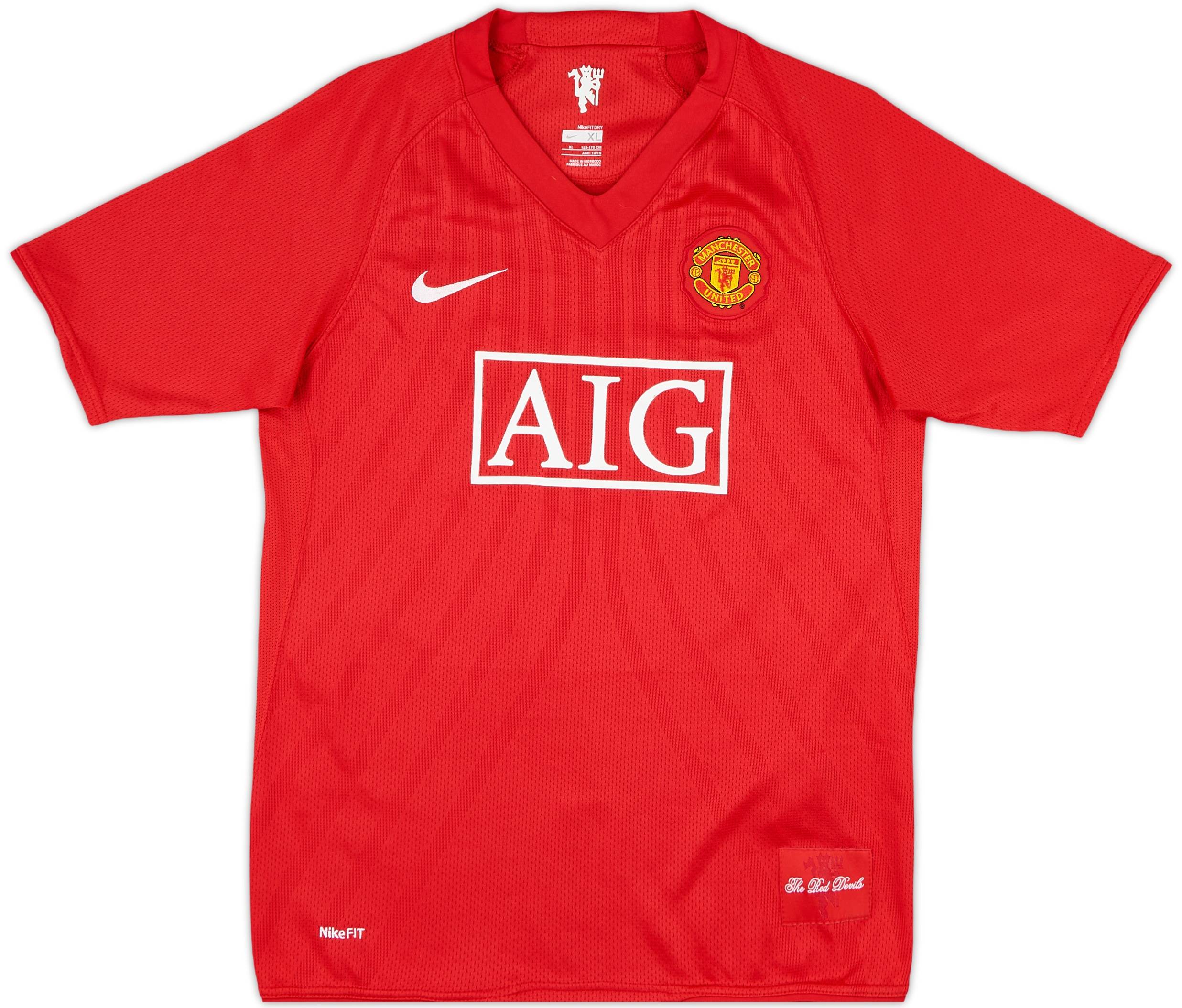 土日価格‼️07-09Manchester United Ronaldo 7 M 2007-09 Manchester United Home Shirt Ronaldo #7 - 8/10 - (XL)