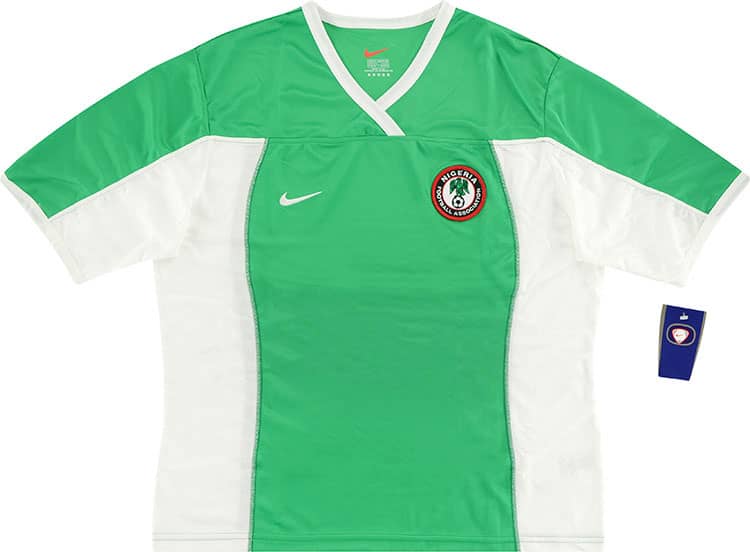 2000-01 Nigeria Women's Player Issue Home Shirt (Womens (XL))