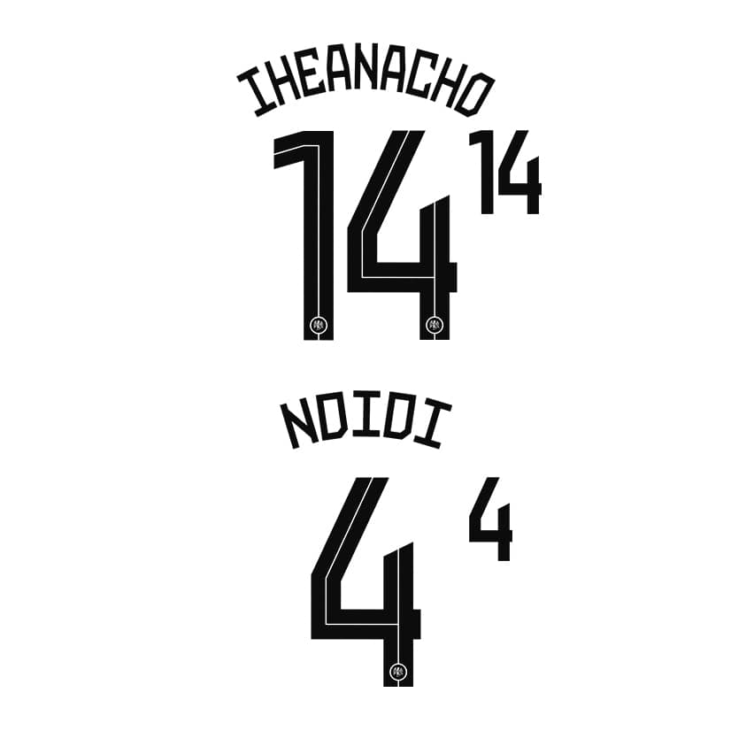 2020-21 Nigeria Home Name Set