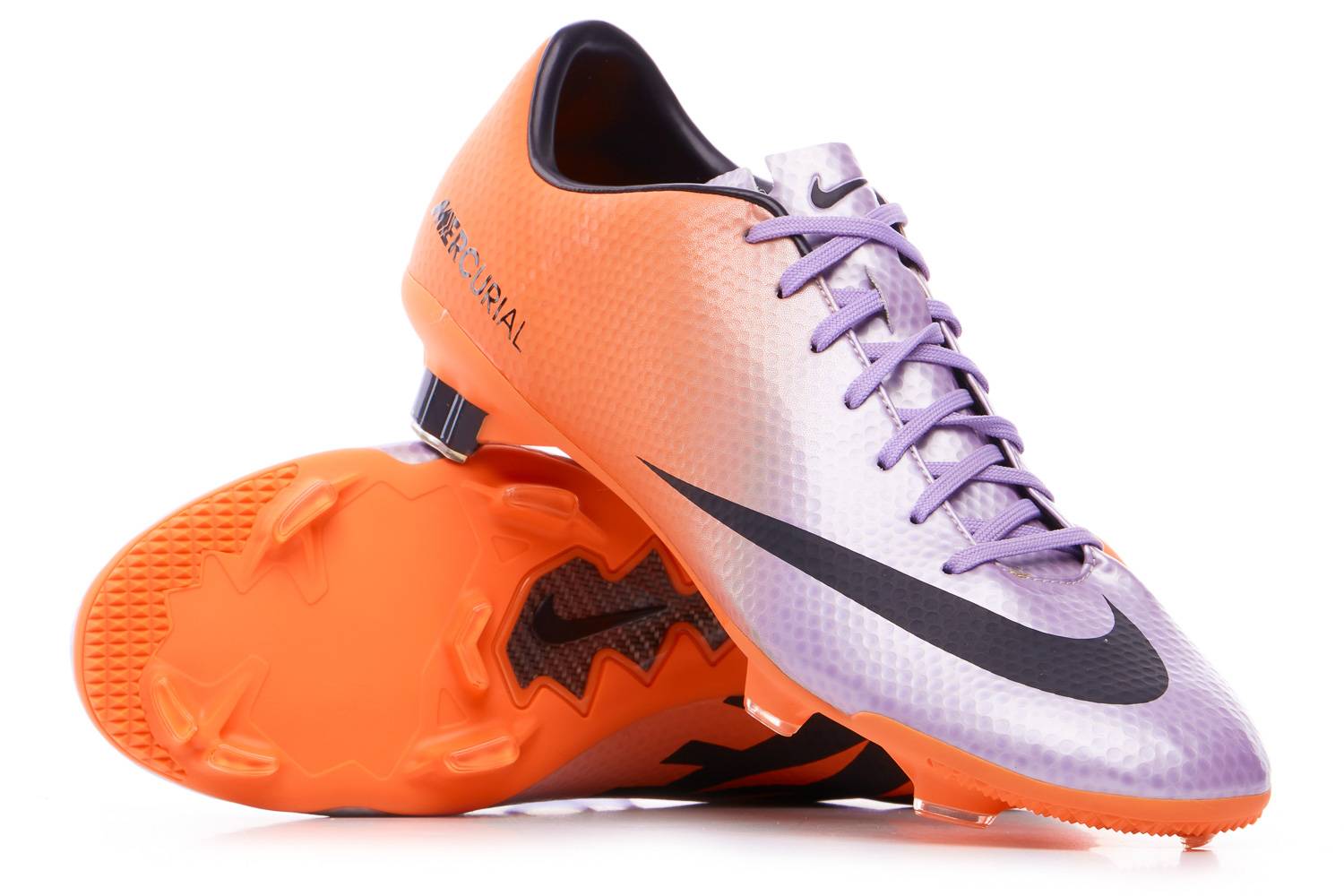 Purple and orange nike mercurial best sale