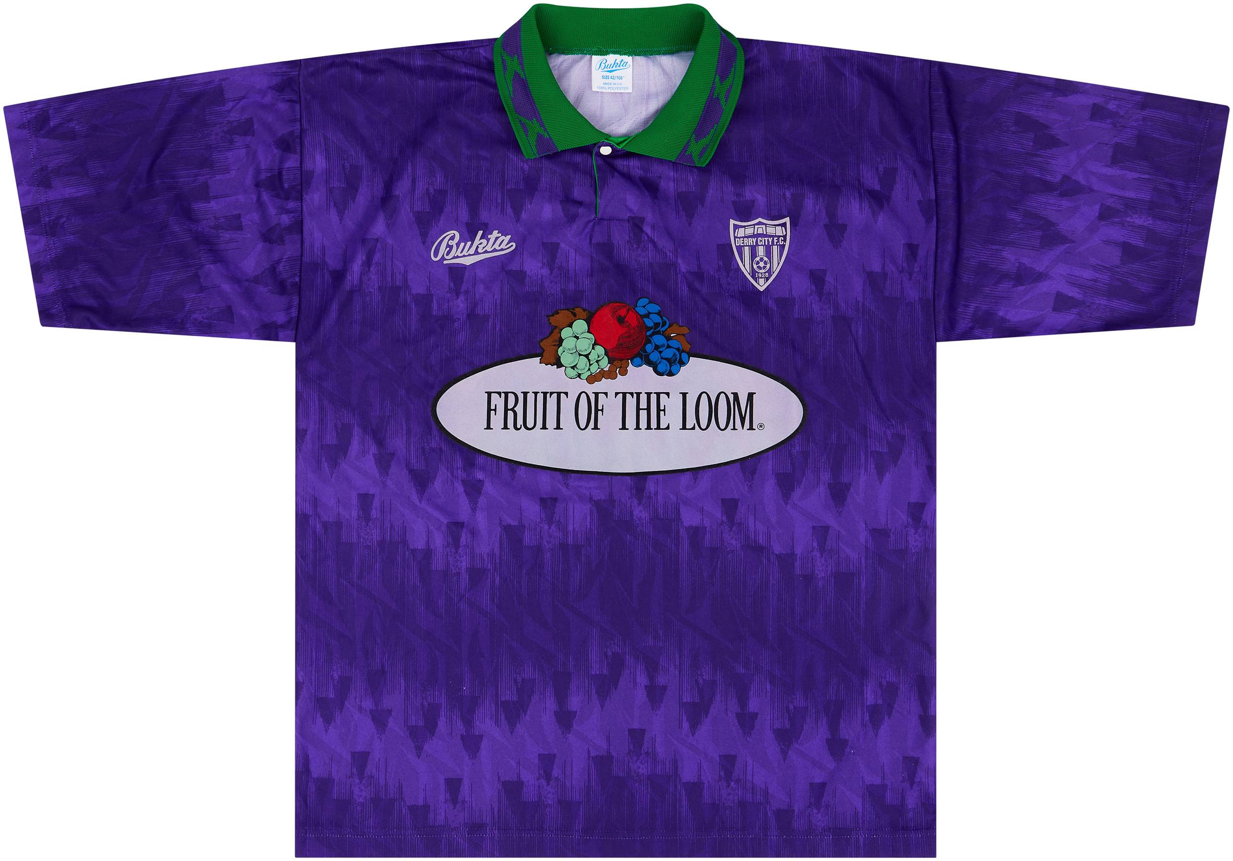 1991-92 Derry City Away Shirt - 8/10 - (L)