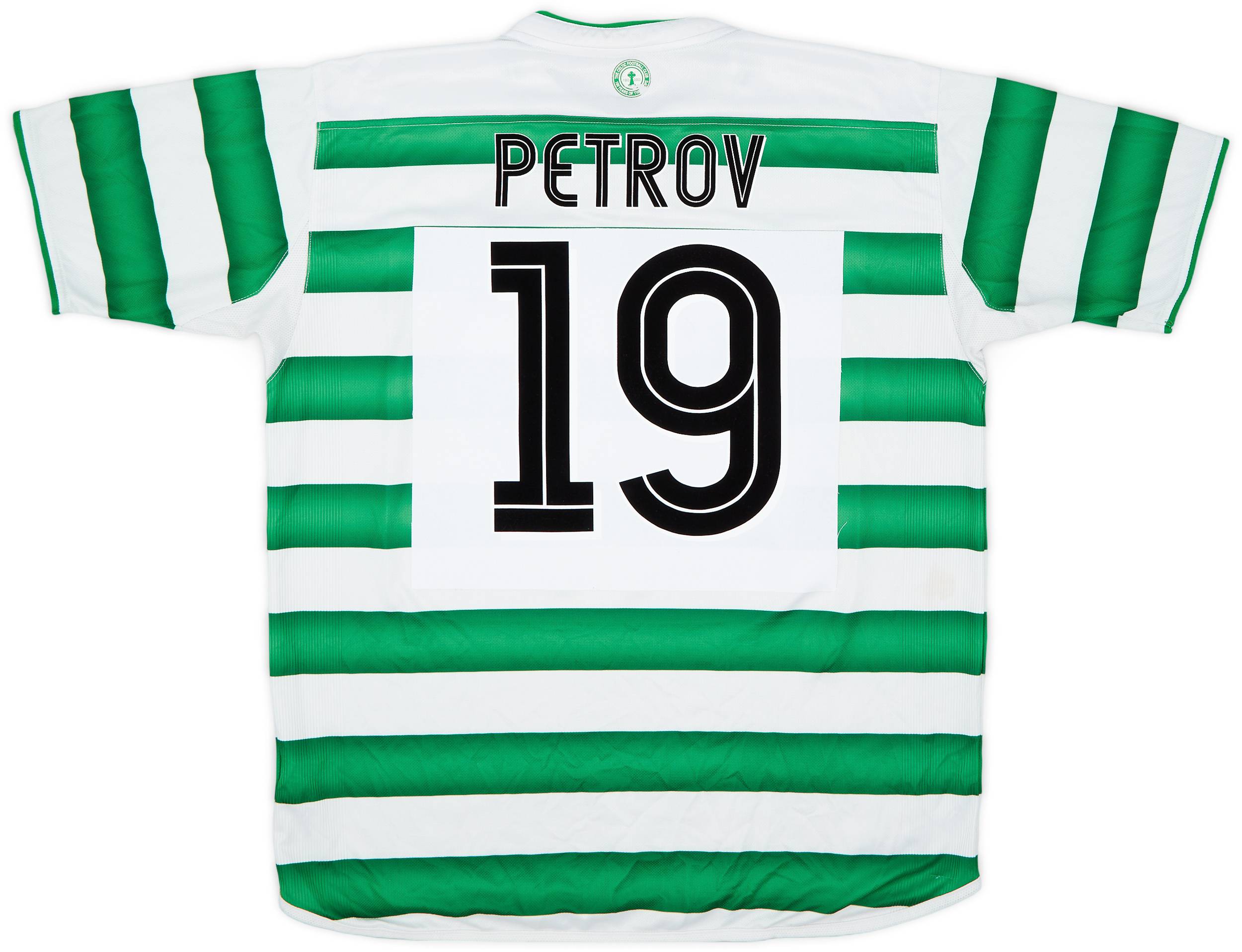 2003-04 Celtic Home Shirt Petrov #19 - 8/10 - (XL)