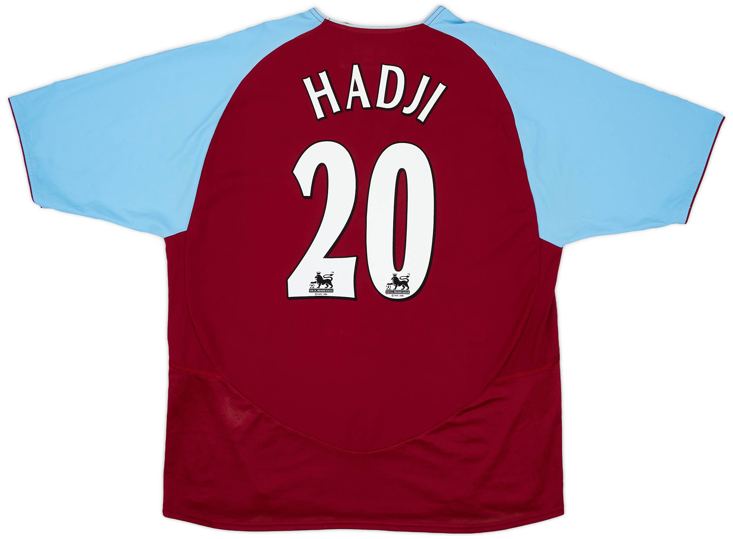 2003-04 Aston Villa Home Shirt Hadji #20 - 8/10 - (XL)