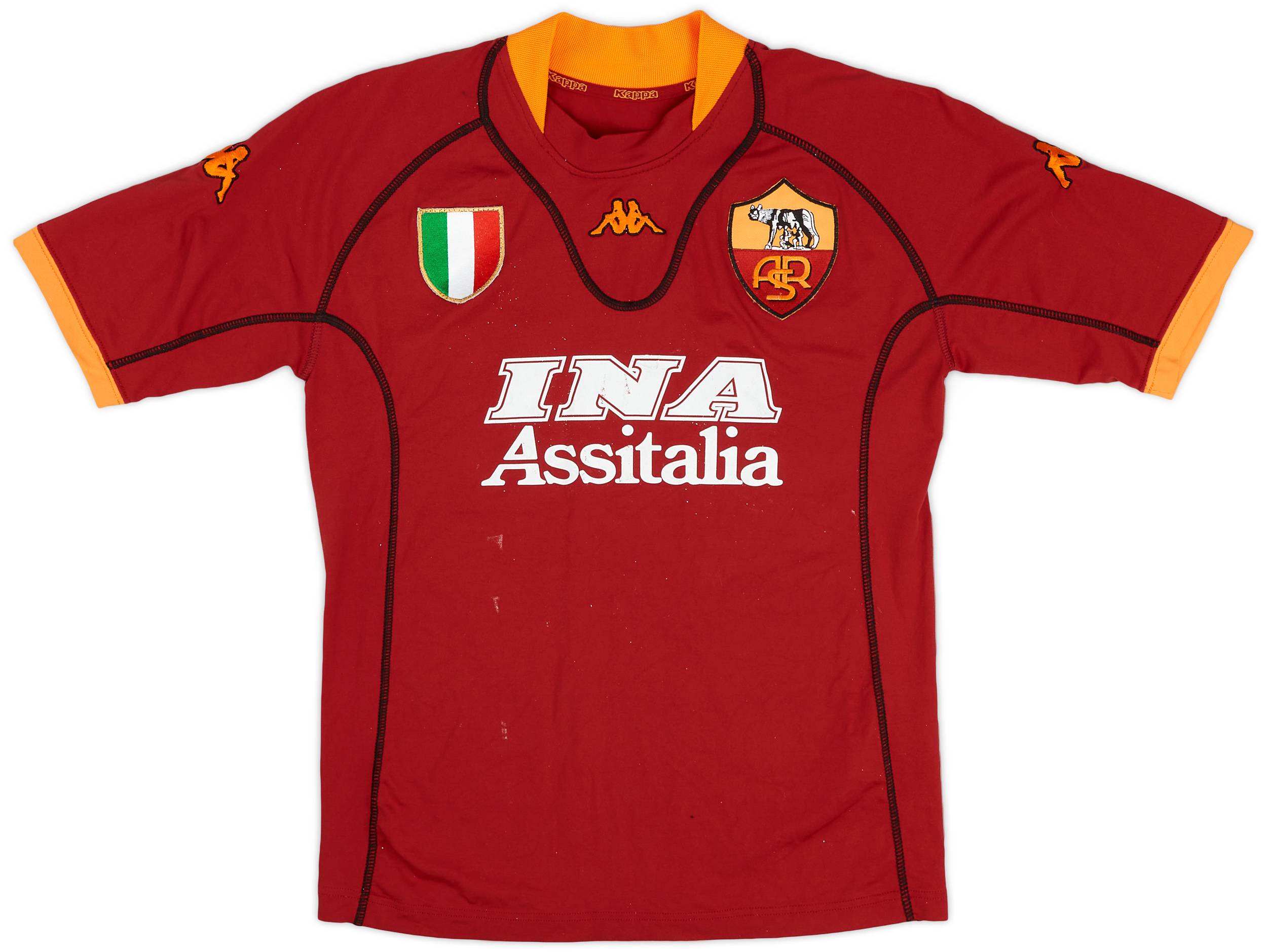 2001-02 Roma Home Shirt - 5/10 - (S)