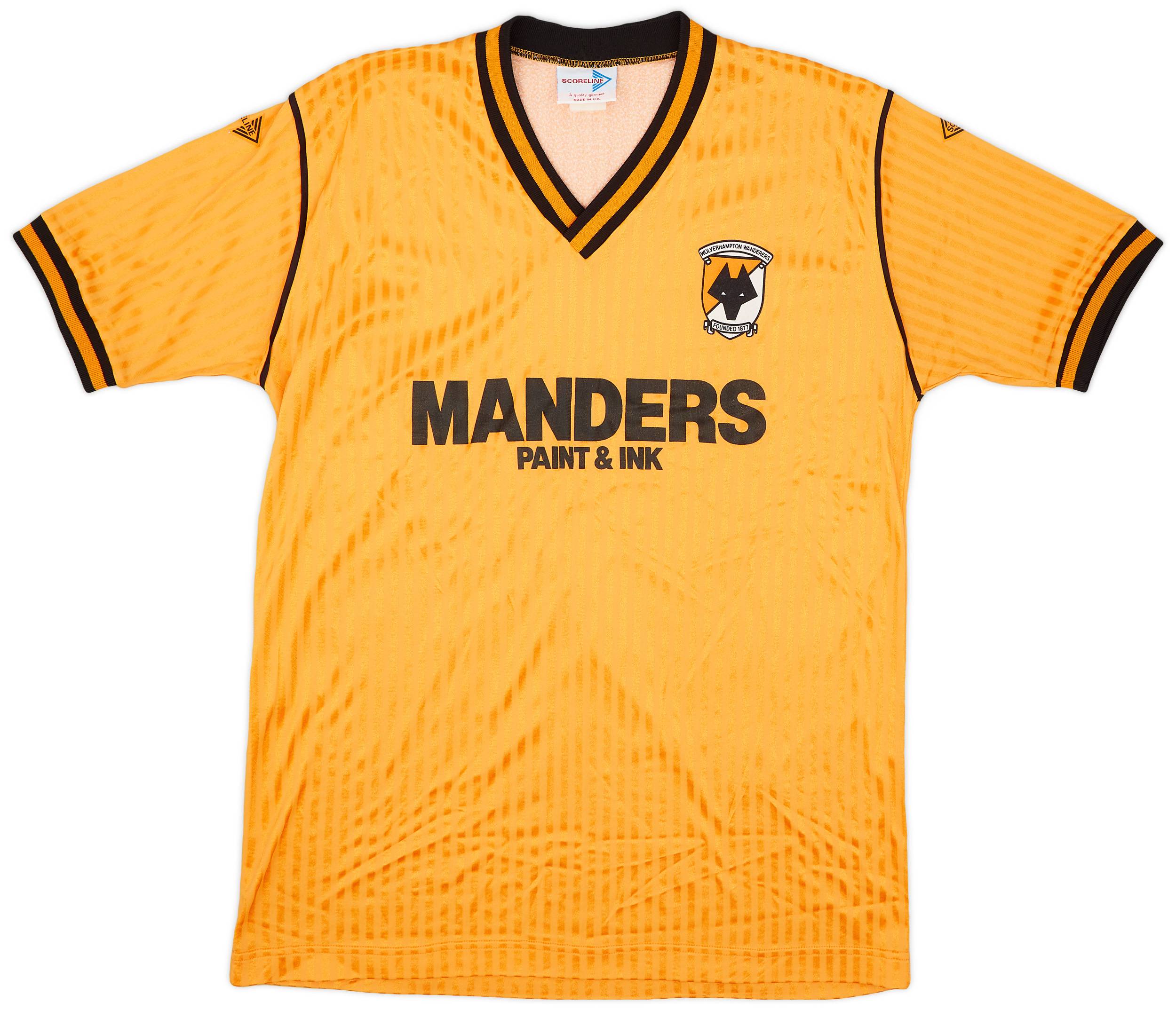 1989-90 Wolves Home Shirt - 8/10 - (XL)