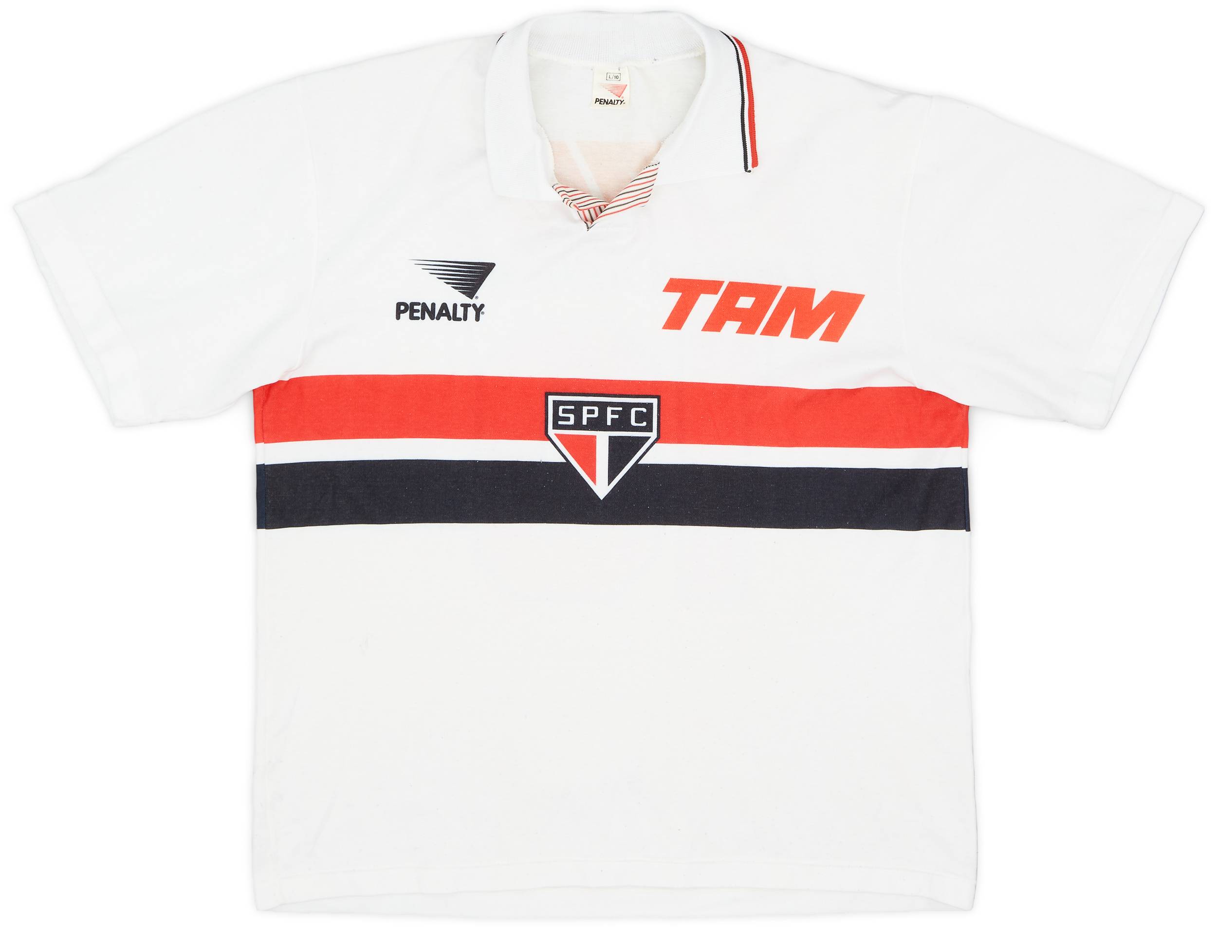 1993 Sao Paulo Home Shirt #10 - 8/10 - (L)