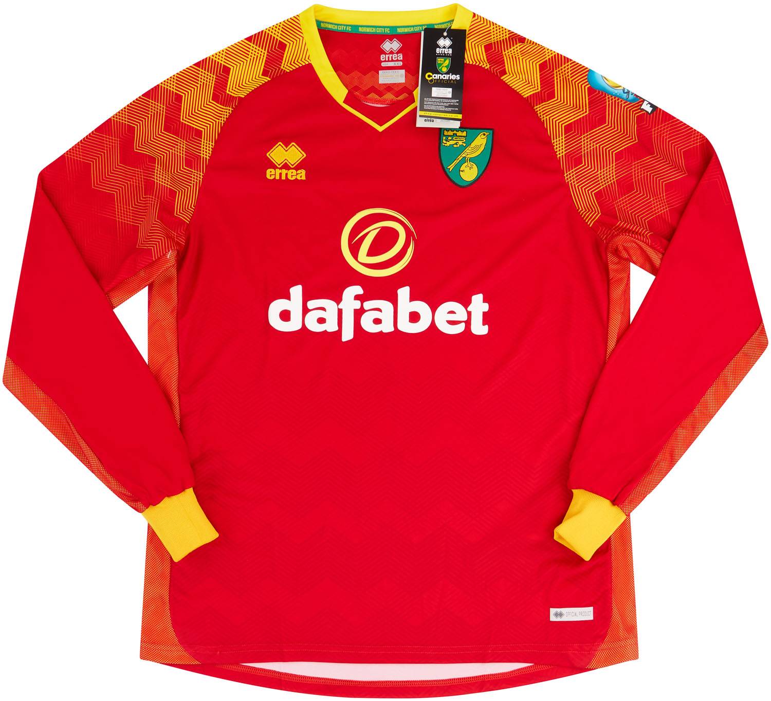 2019-20 Norwich Away L/S Shirt