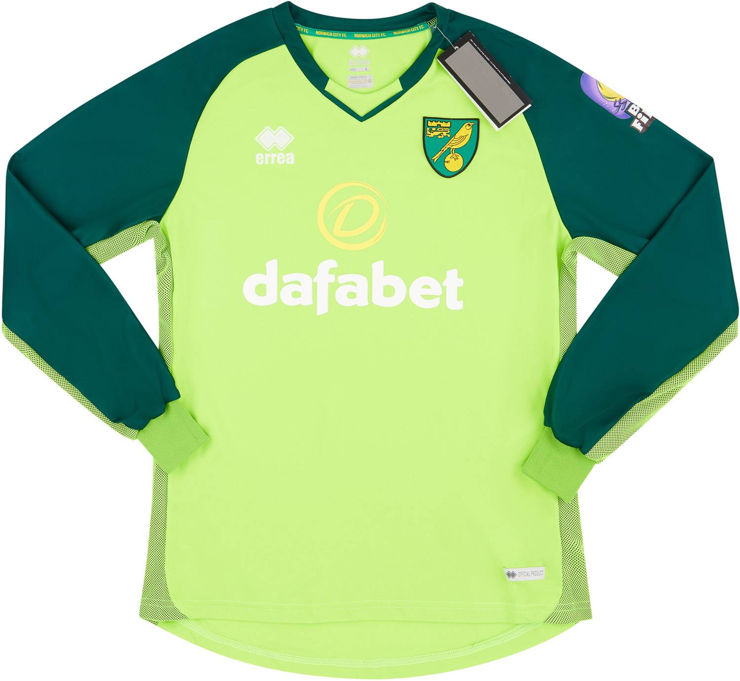 2019-20 Norwich GK Third Shirt