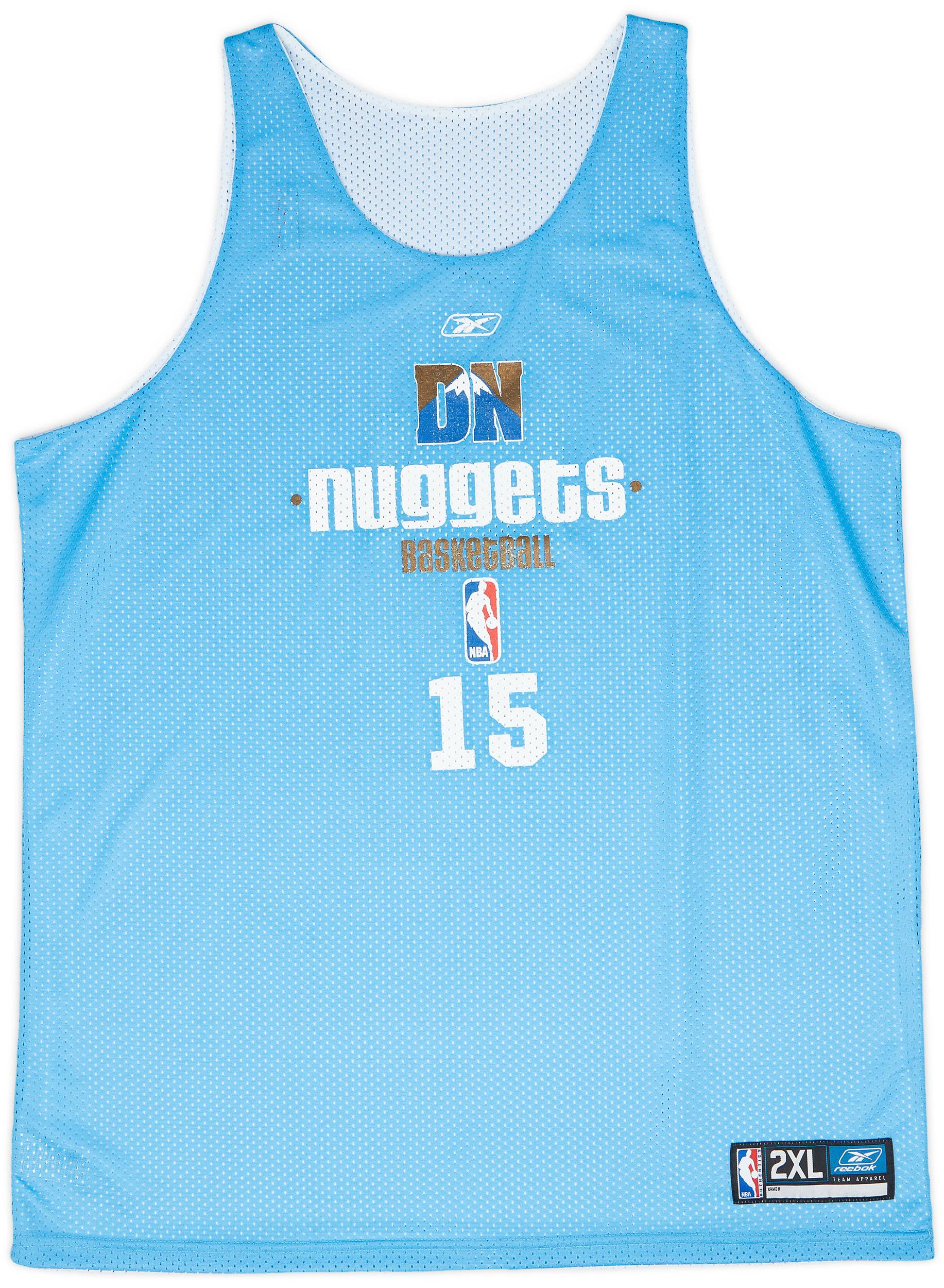 2003-06 Denver Nuggets #15 Reebok Training Jersey (Reversible) XXL
