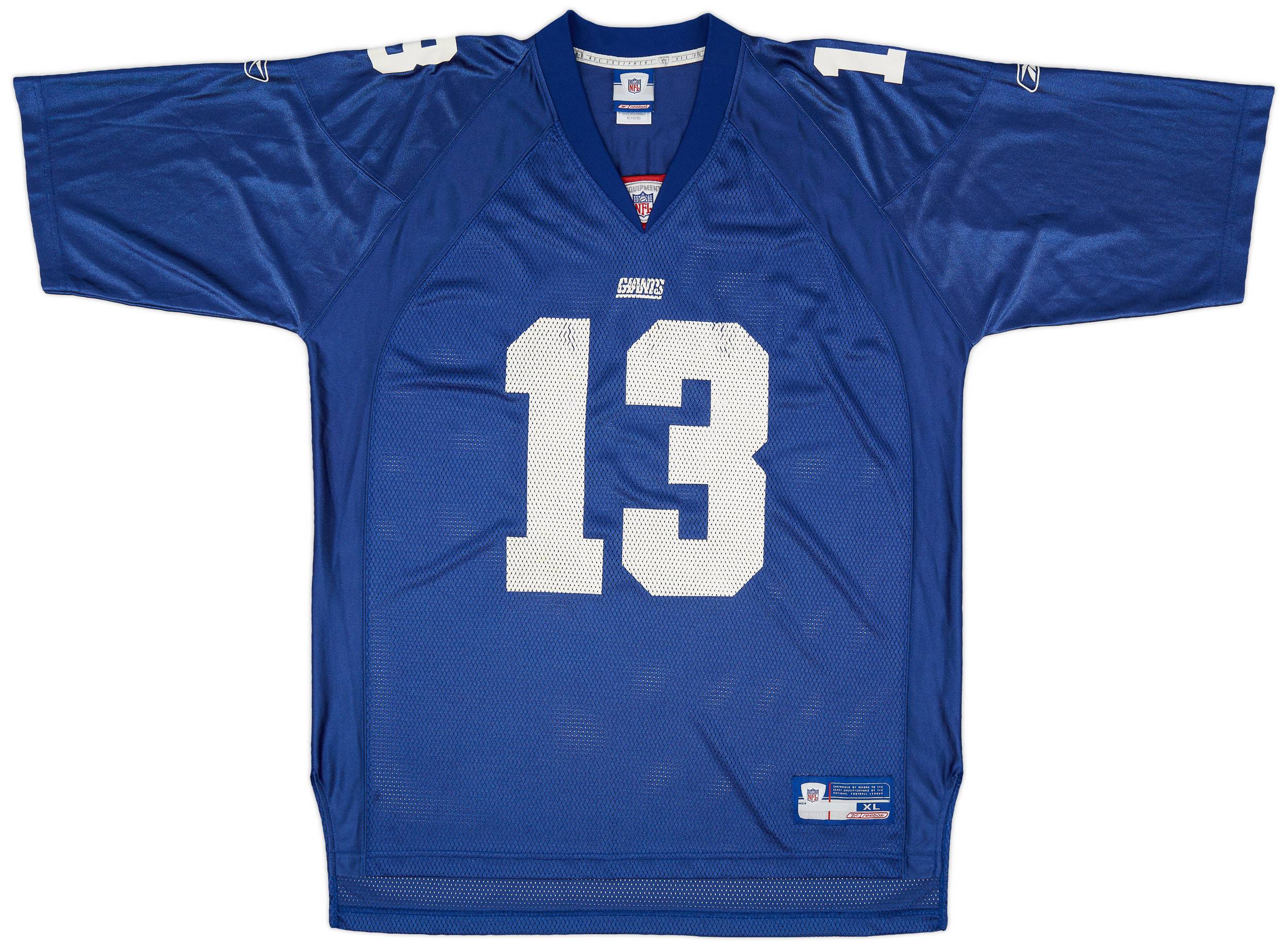 2004 New York Giants Warner 13 Reebok On Field Home Jersey Very Good XL