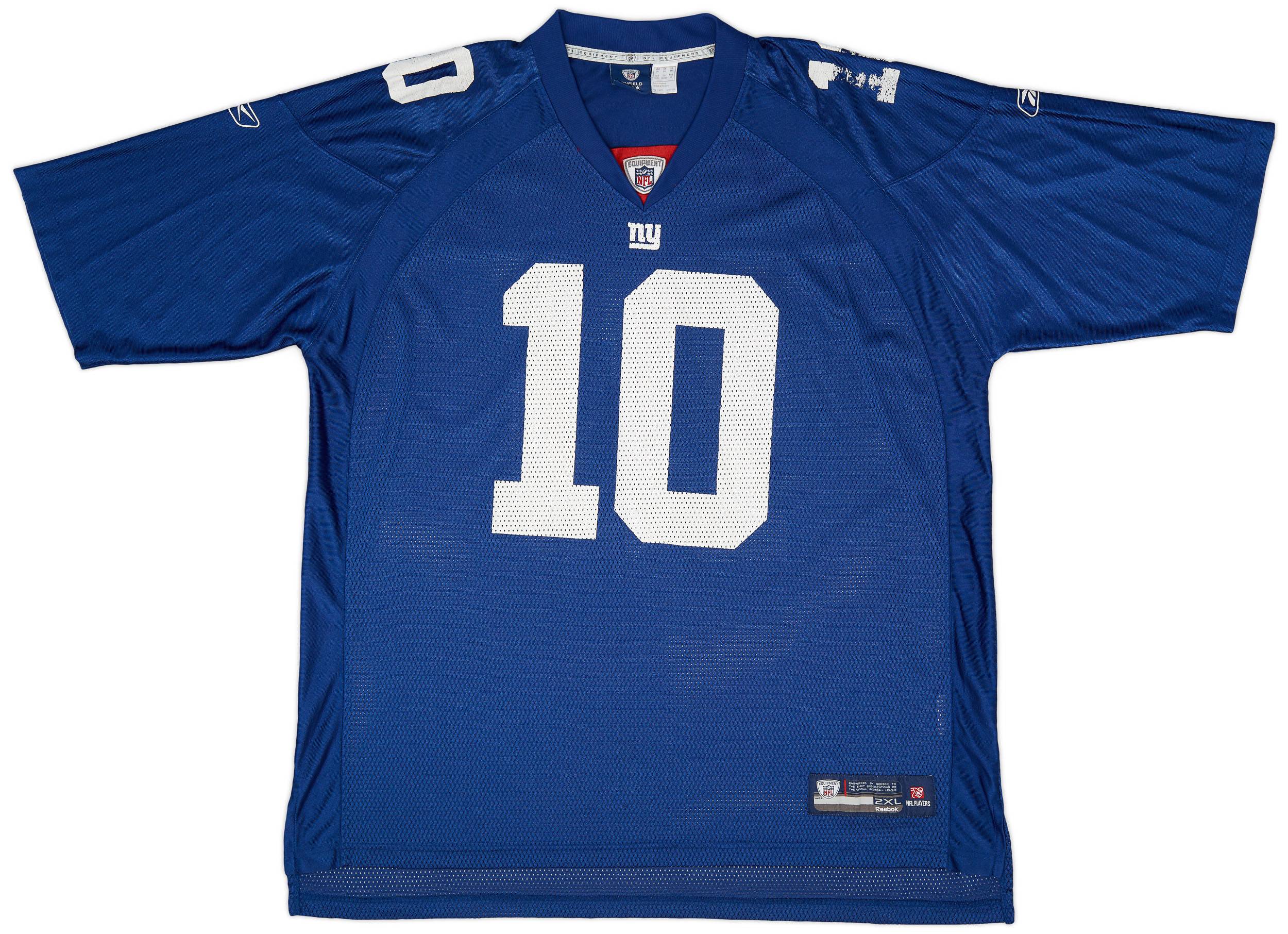 2008 New York Giants Manning 10 Reebok On Field Home Jersey Good XXL