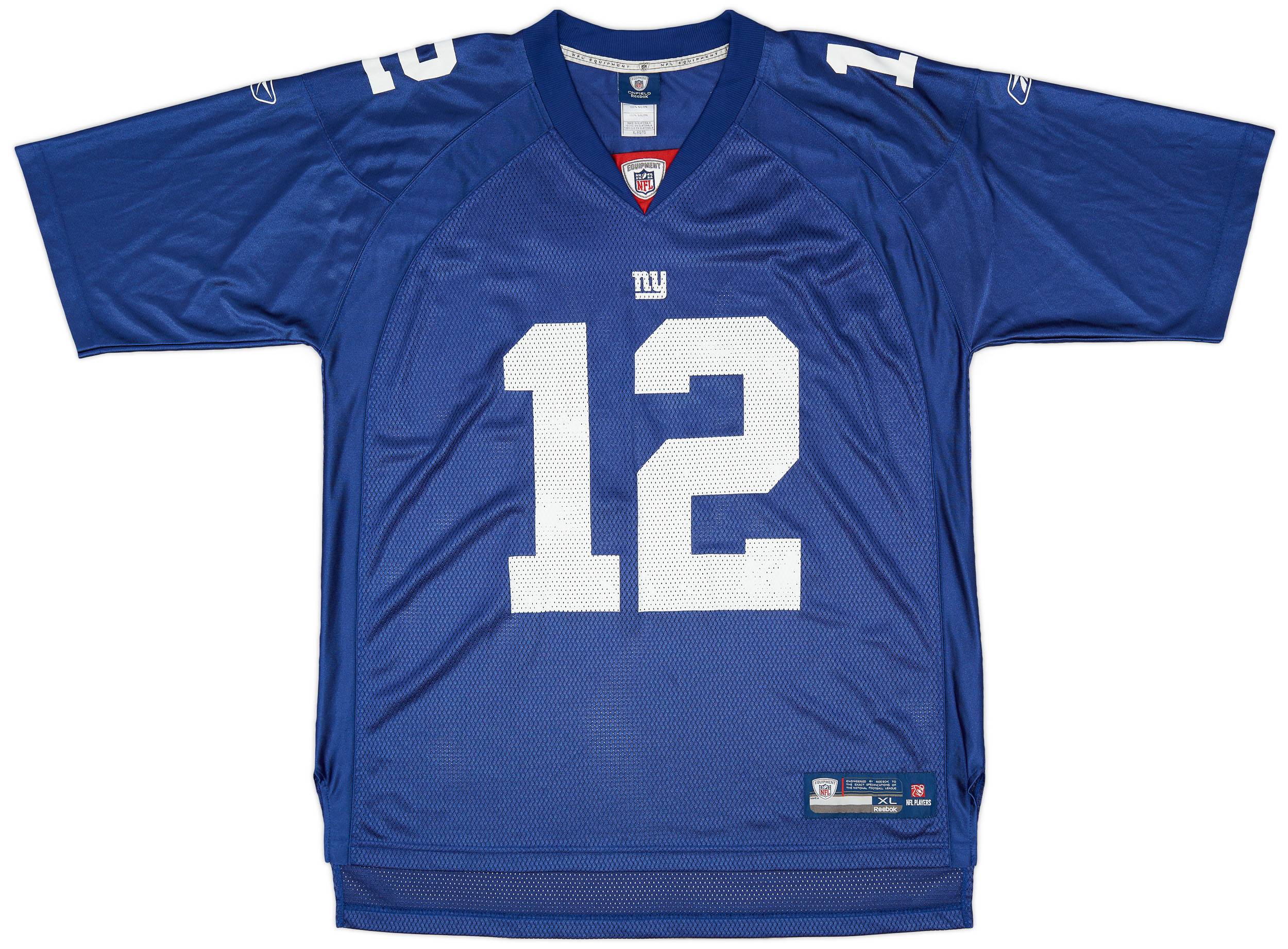 2008 New York Giants Smith #12 Reebok On Field Home Jersey (Very Good) XL