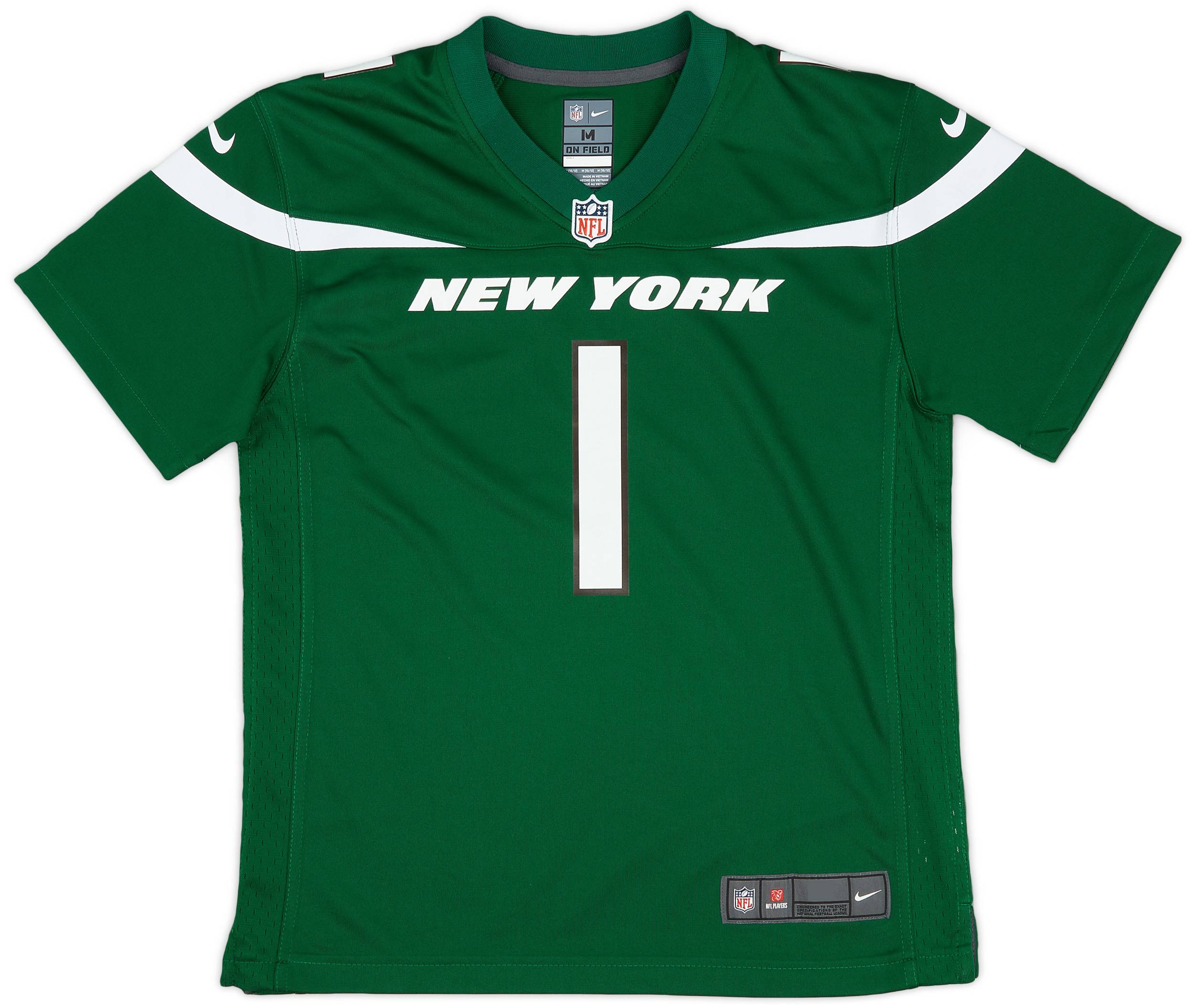 2022 23 New York Jets Gardner 1 Nike Game Home Jersey M.Kids