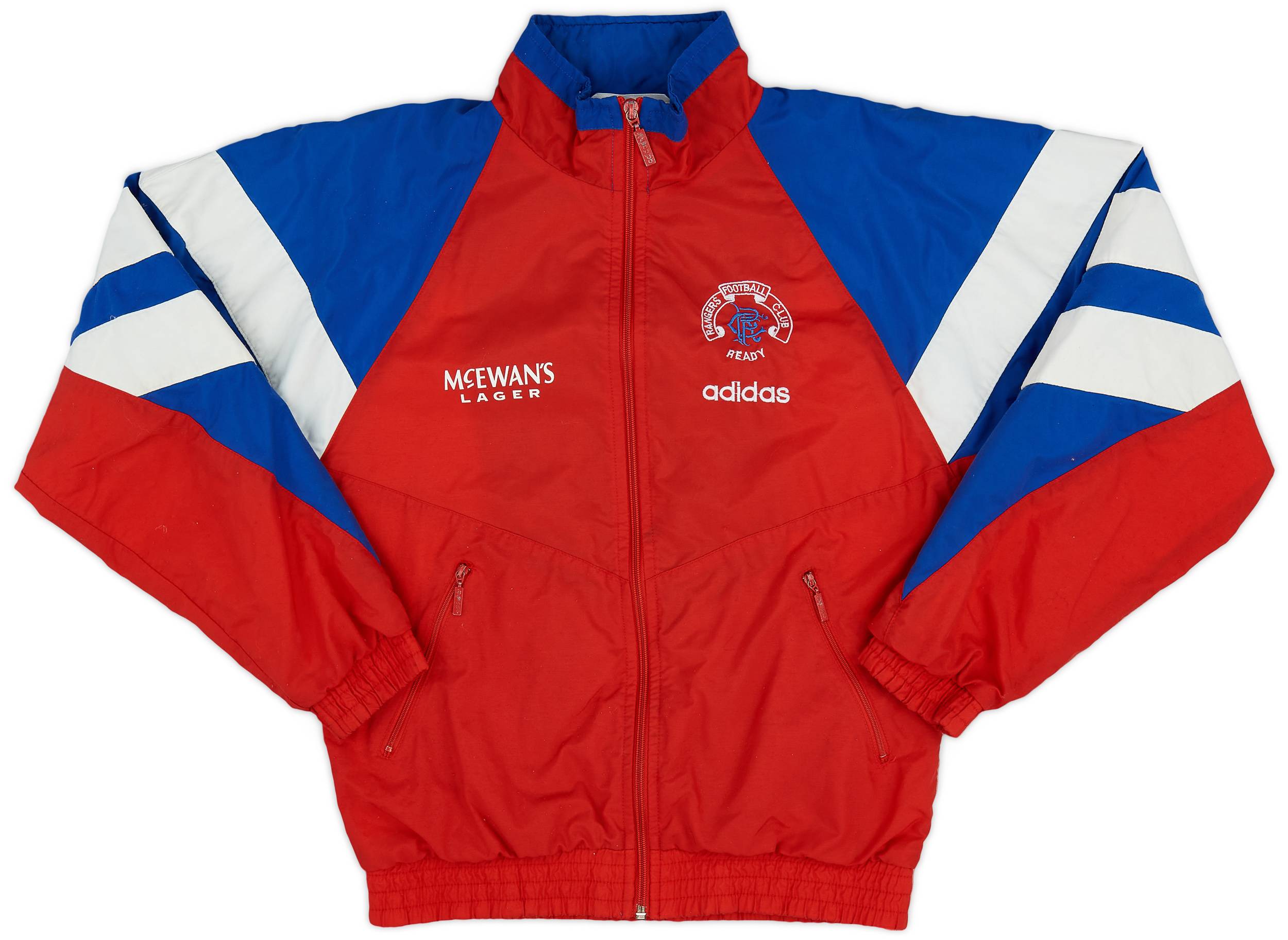 1992-94 Rangers adidas Track Jacket - 9/10 - (L.Boys)