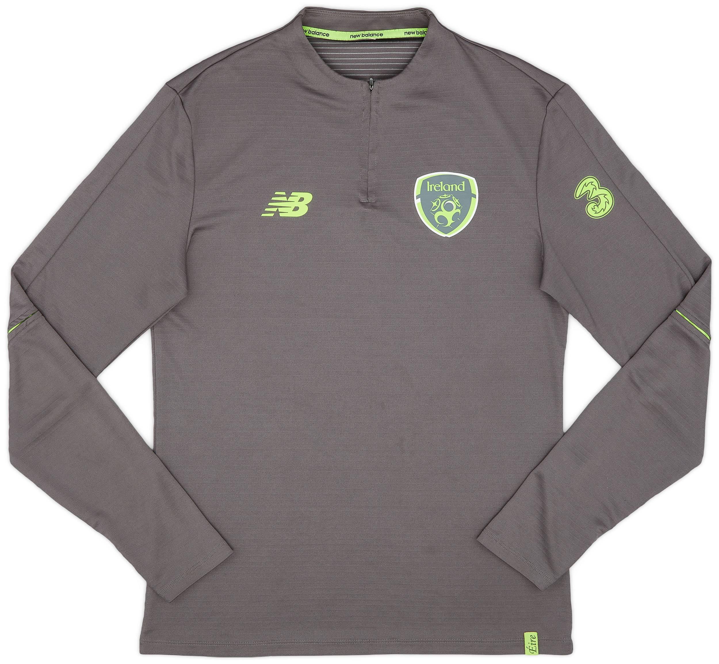 2018 19 Ireland New Balance 1 4 Zip Drill Top 9 10 M